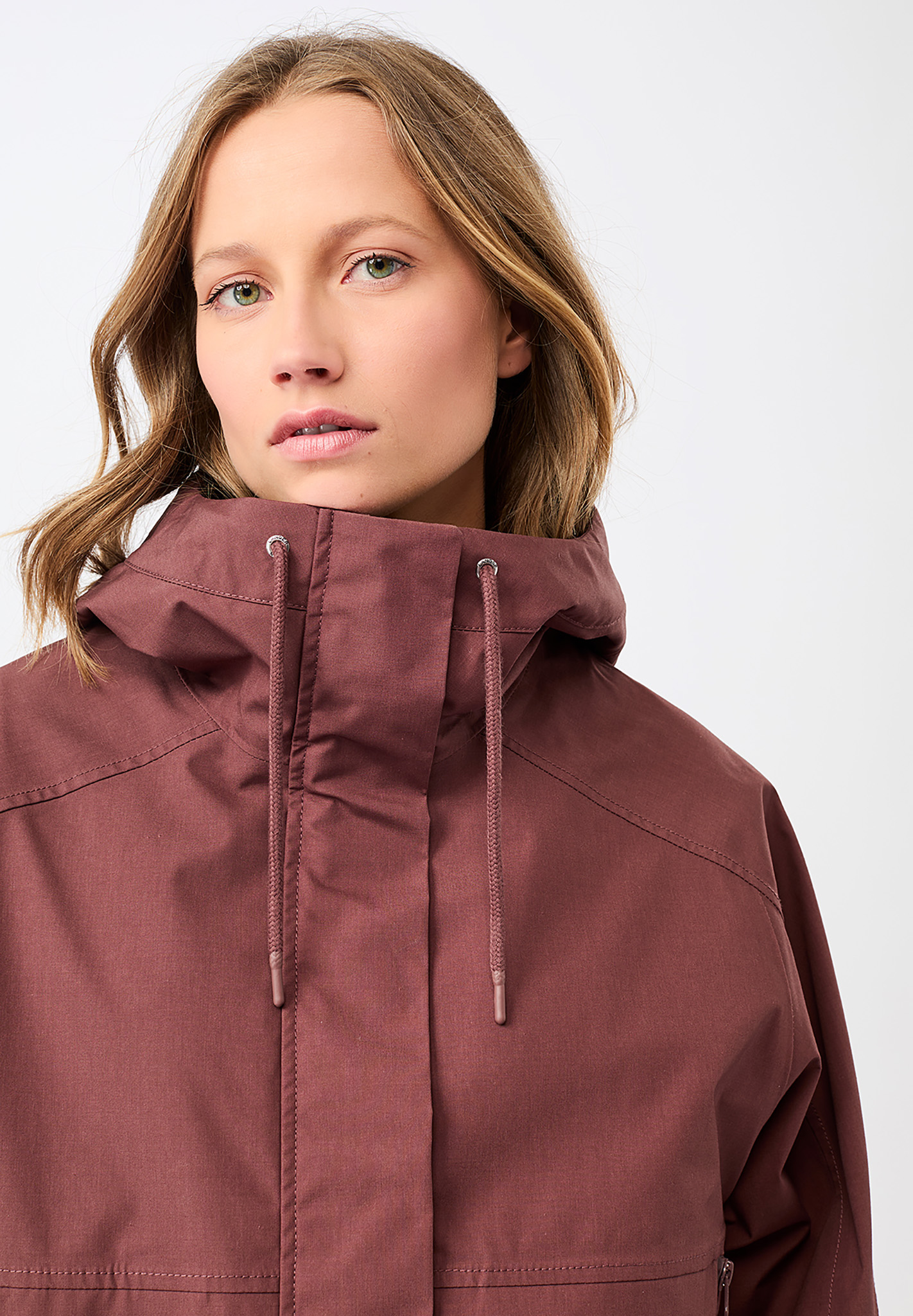 Mantel, Jacke, Person, Kapuze, Gesicht