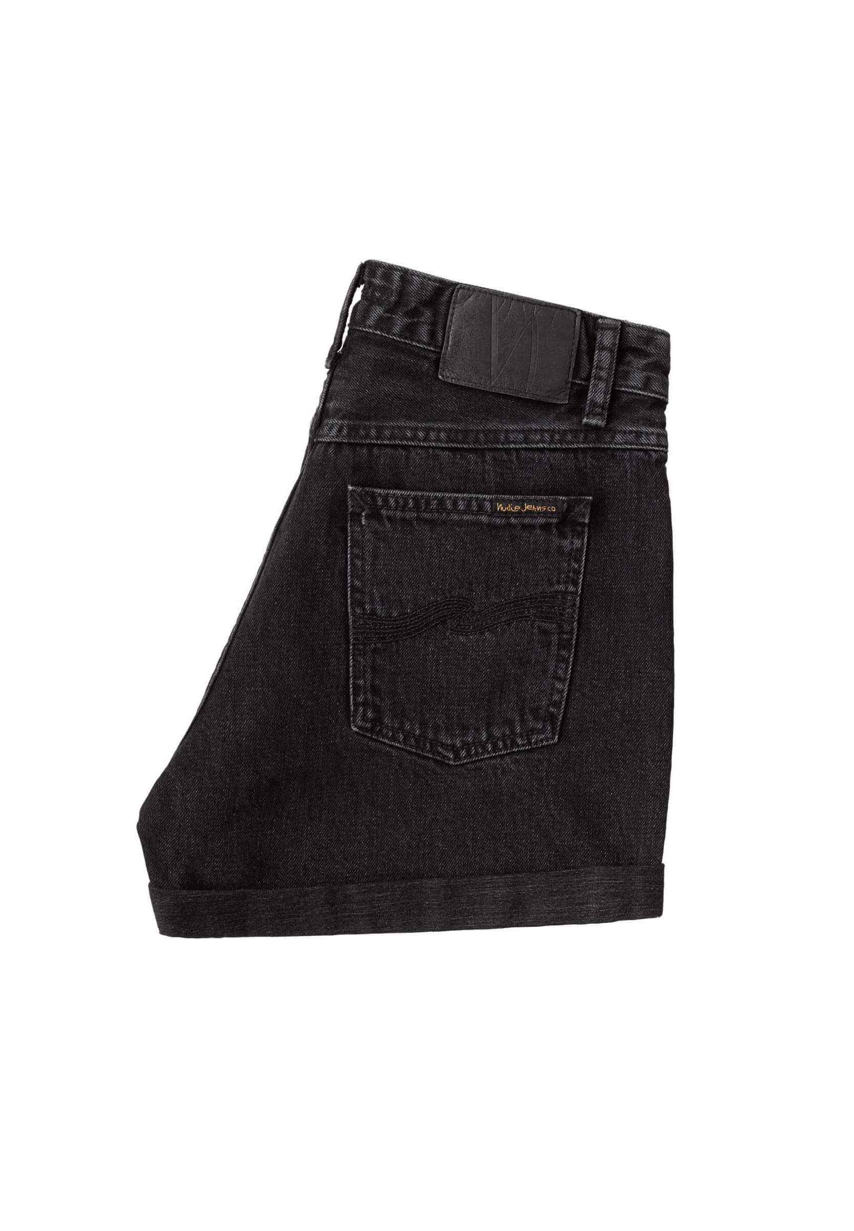 NUDIE JEANS Shorts black trace 26