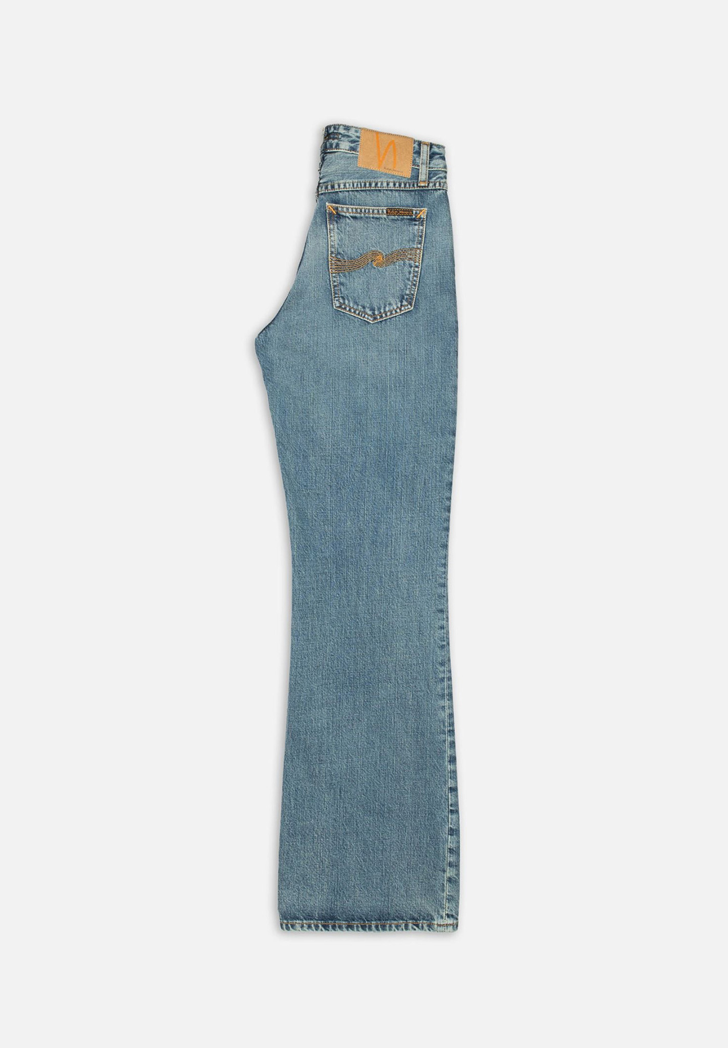 Jeans, Hose, Denim, Rückentasche, Elastischer Bund