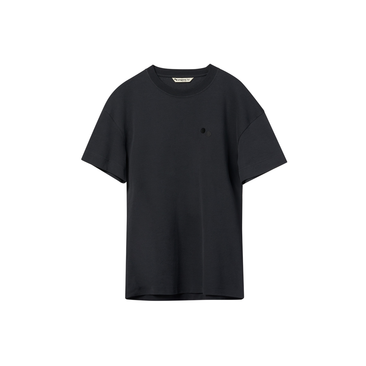 PINQPONQ T-Shirt Unisex peat black XL
