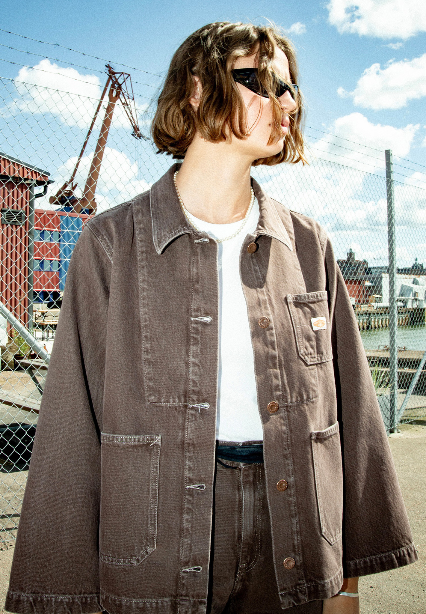 Mantel, Jacke, Hosen, Weste, Person