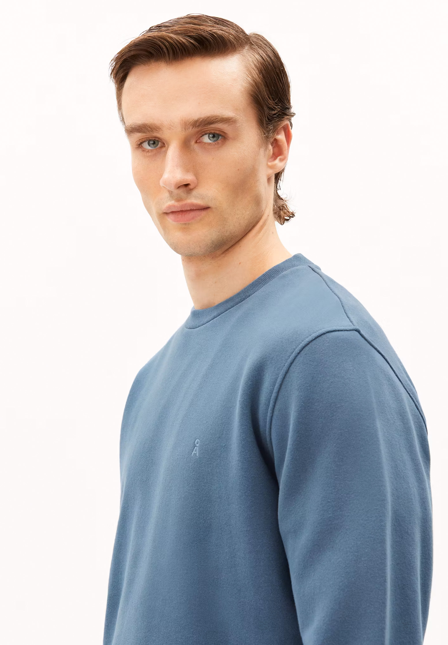 ARMEDANGELS Sweat Shirt Baaro Comfort iron blue XL