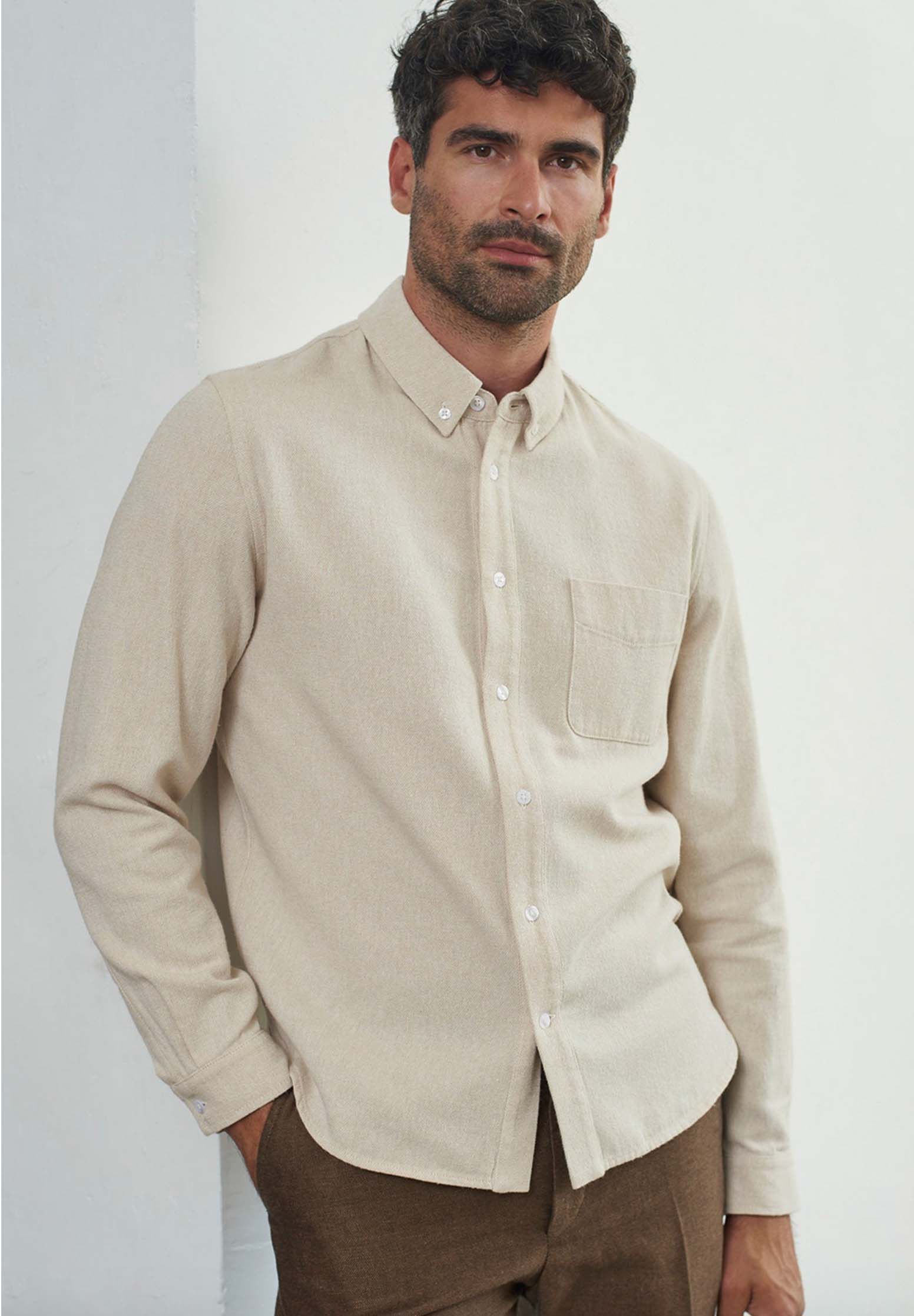 ABOUT COMPANIONS Ken Shirt Flannel Kleidung, Hemd, Kleid, Hemd, Ärmel