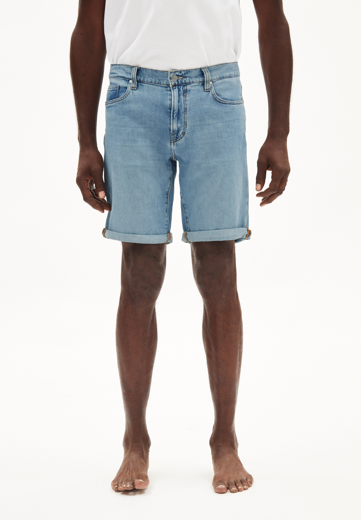 ARMEDANGELS Naail Hemp Jeansshorts mineral blue ARMEDANGELS Naail Hemp Jeansshorts mineral blue