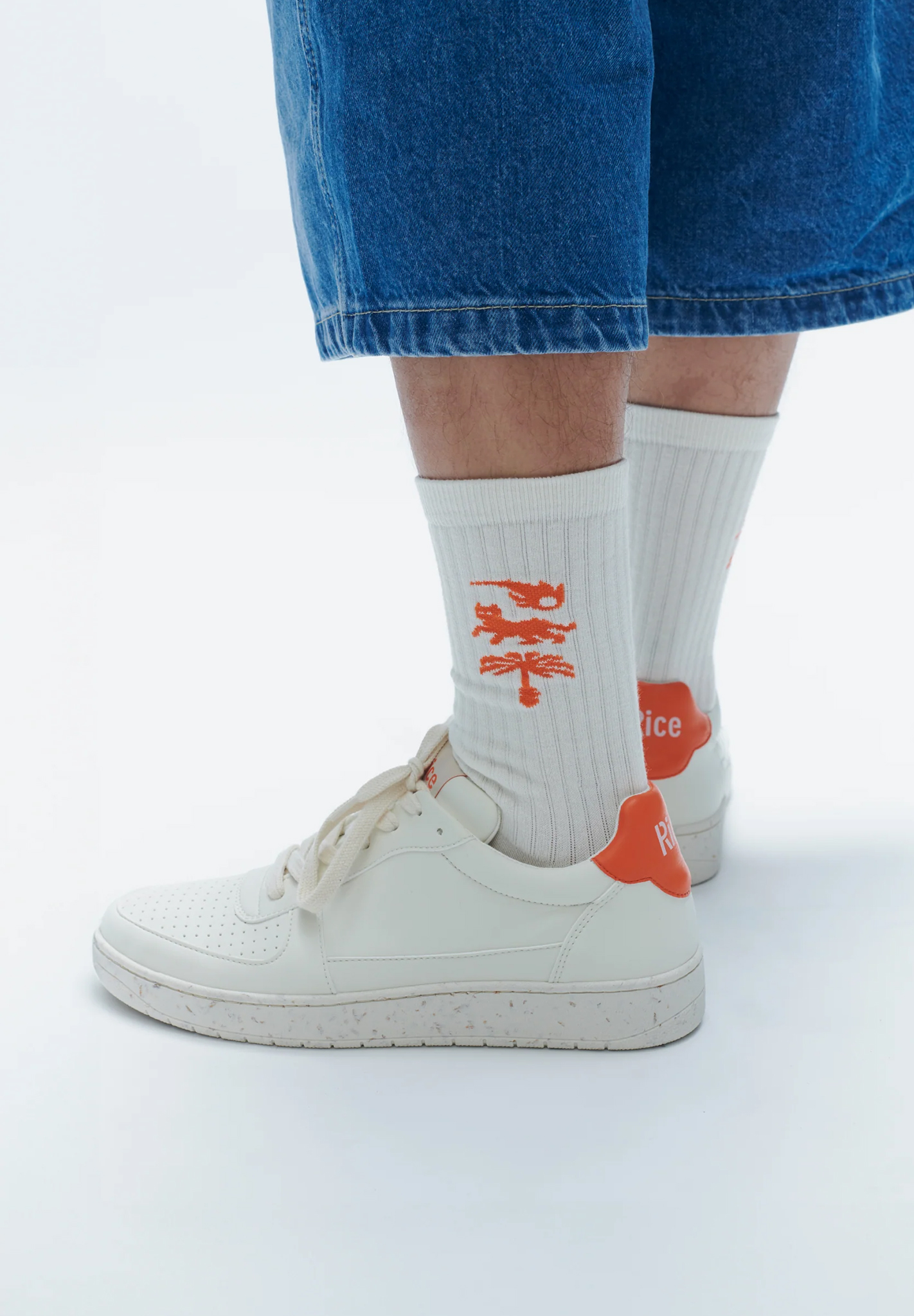 RICE Sneaker Open21 Schuhwerk, Schuh, Sneaker, Jeanshose, Socke