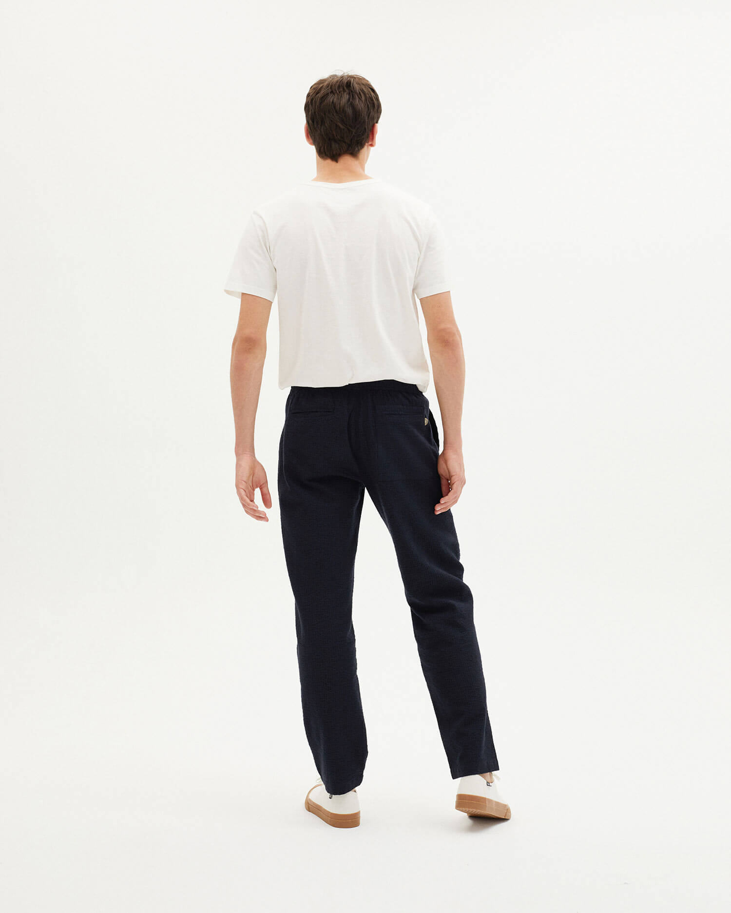 THINKING MU Hose Travel Pants Seersucker THINKING MU Hose Travel Pants Seersucker