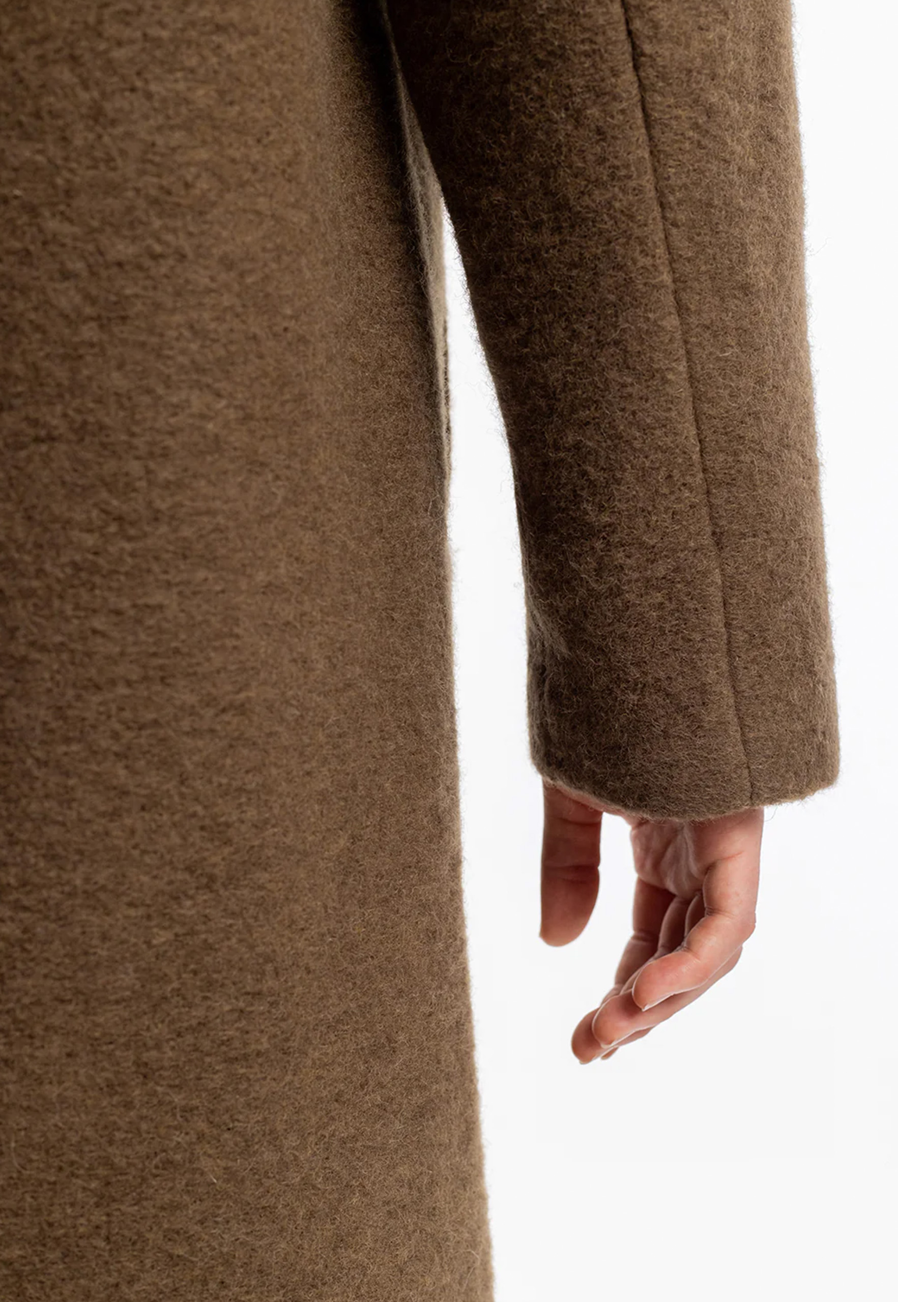 ROTHOLZ Wool Formal Overcoat walnut M