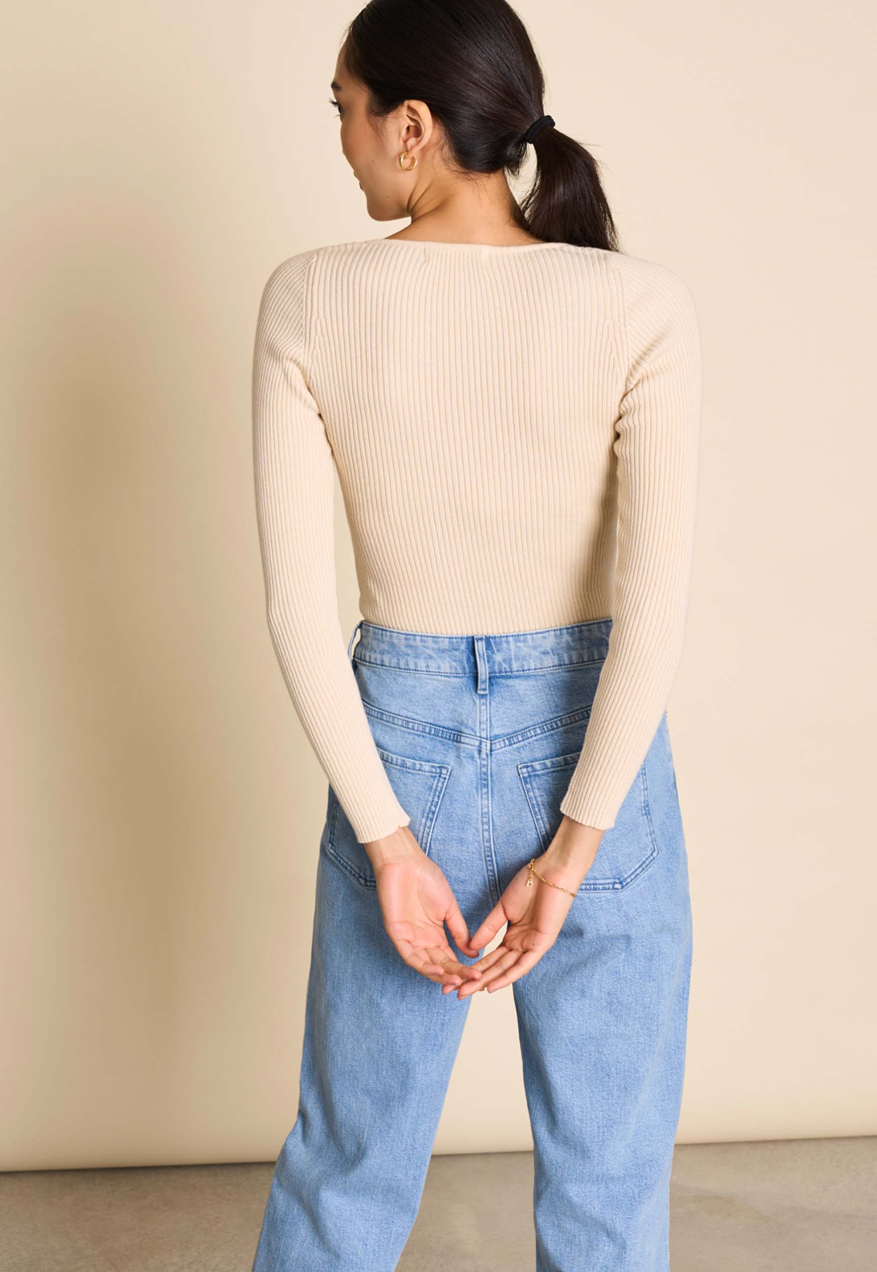 JAN 'N JUNE Longsleeve Casca Hosen, Jeans, Erwachsener, Person, Frau