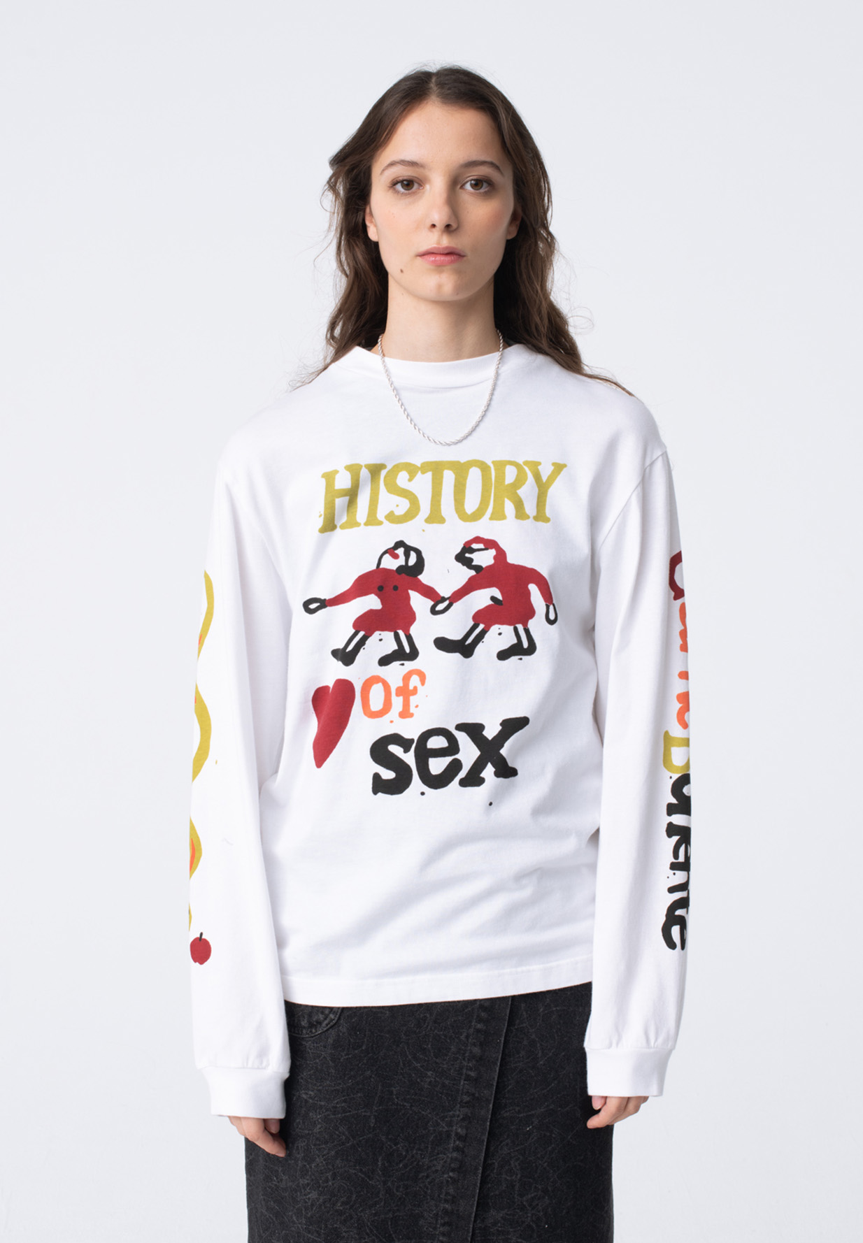 CARNE BOLLENTE T-Shirt History of Sex white S