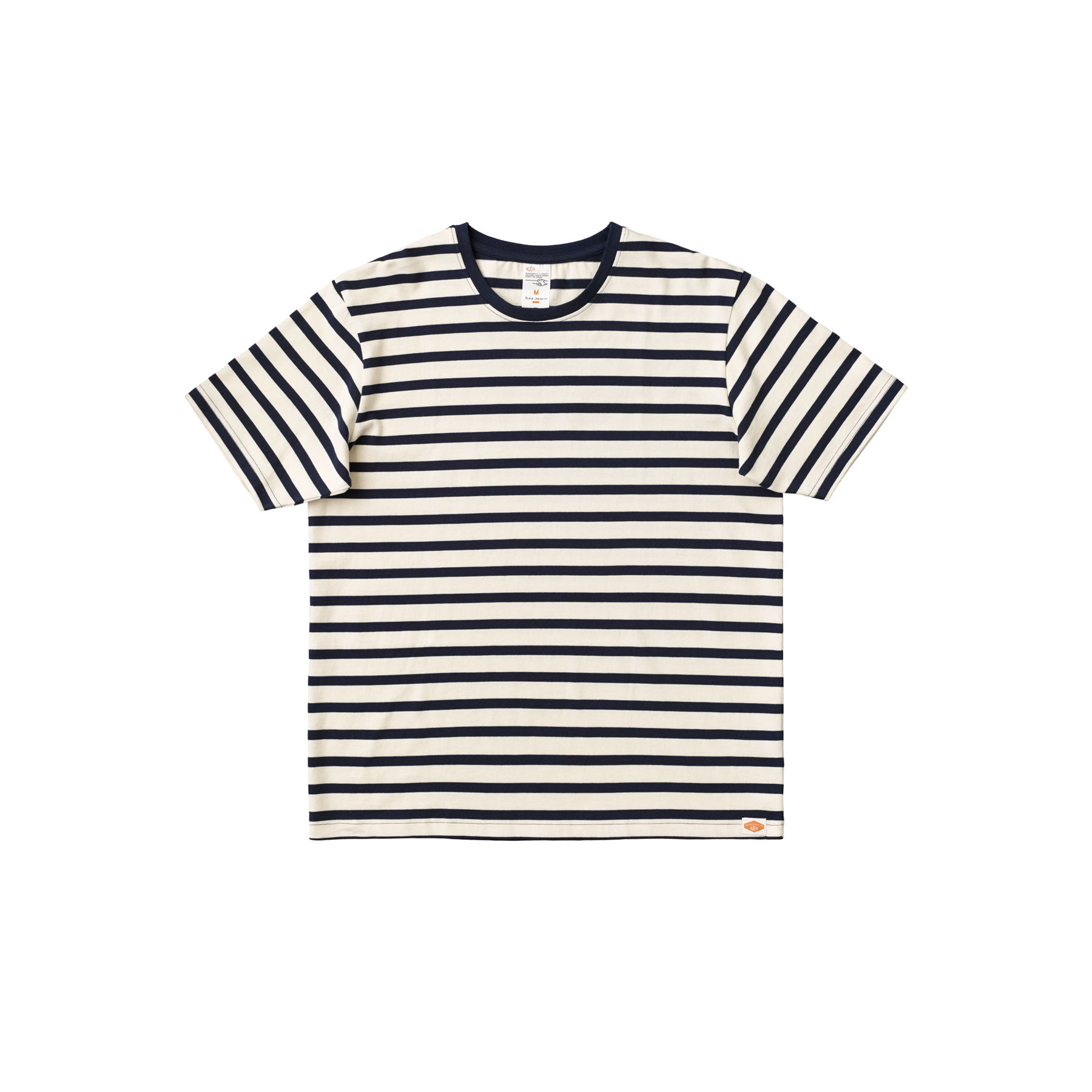 NUDIE JEANS T-Shirt Uno Breton Stripe navy M