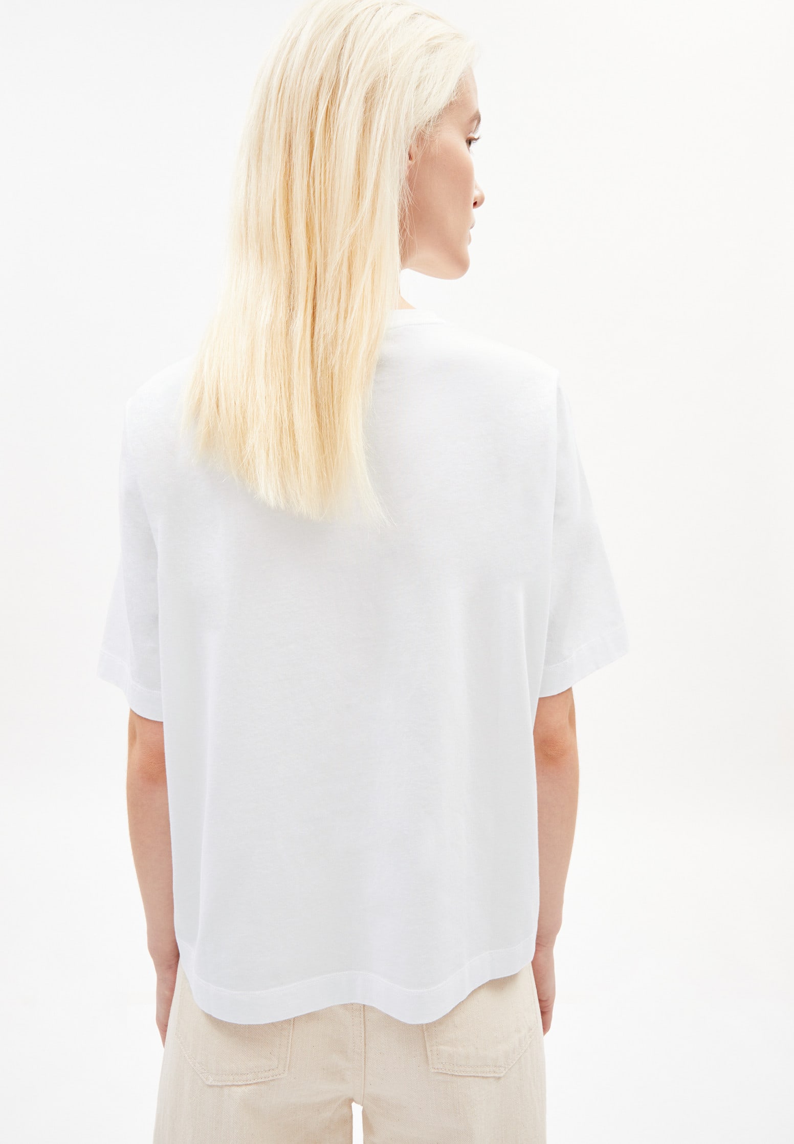 ARMEDANGELS T-Shirt Layaa Atmospheric white XL
