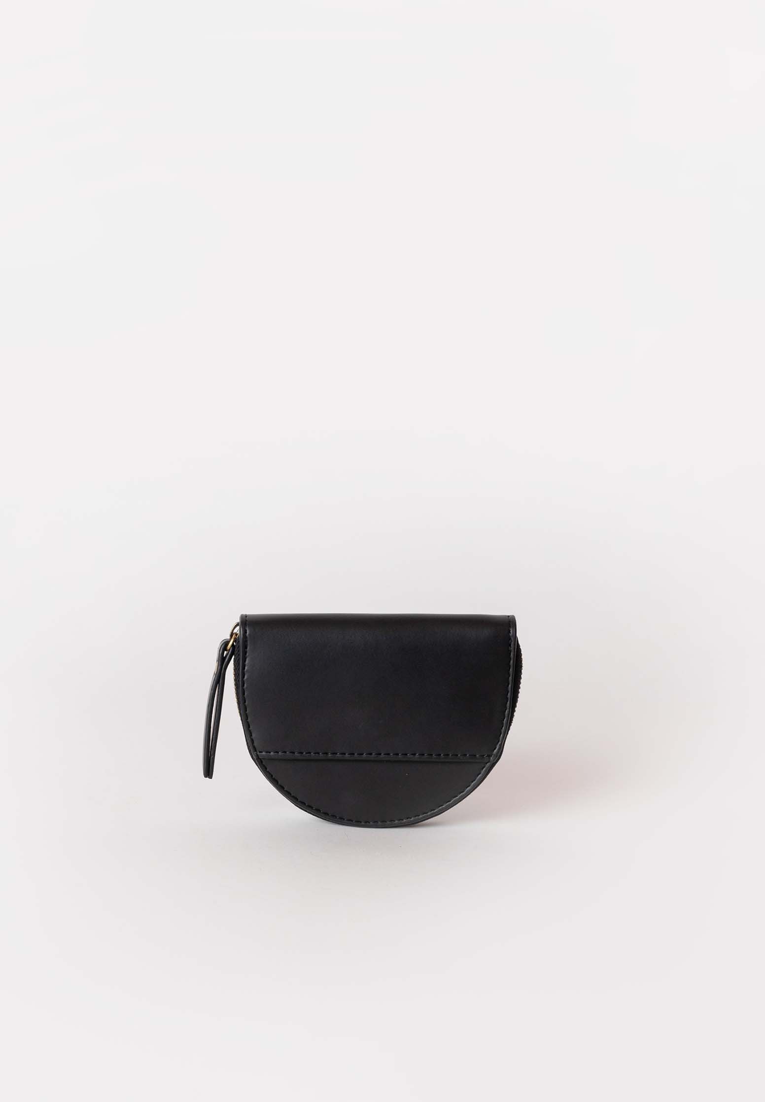 O MY BAG Laura Coin Purse Apple Leather black