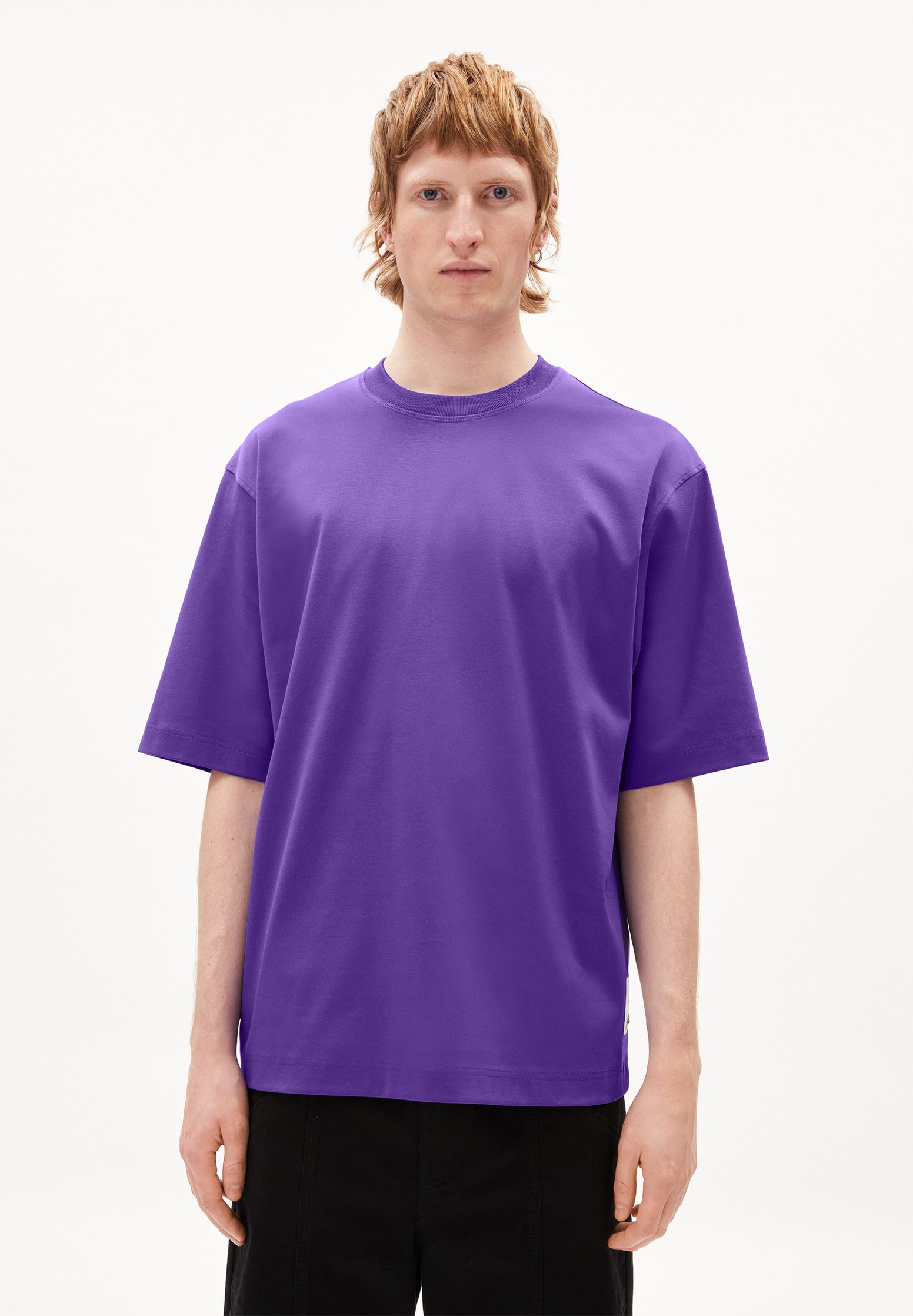 ARMEDANGELS T-Shirt Varaas Premium indigo lilac L