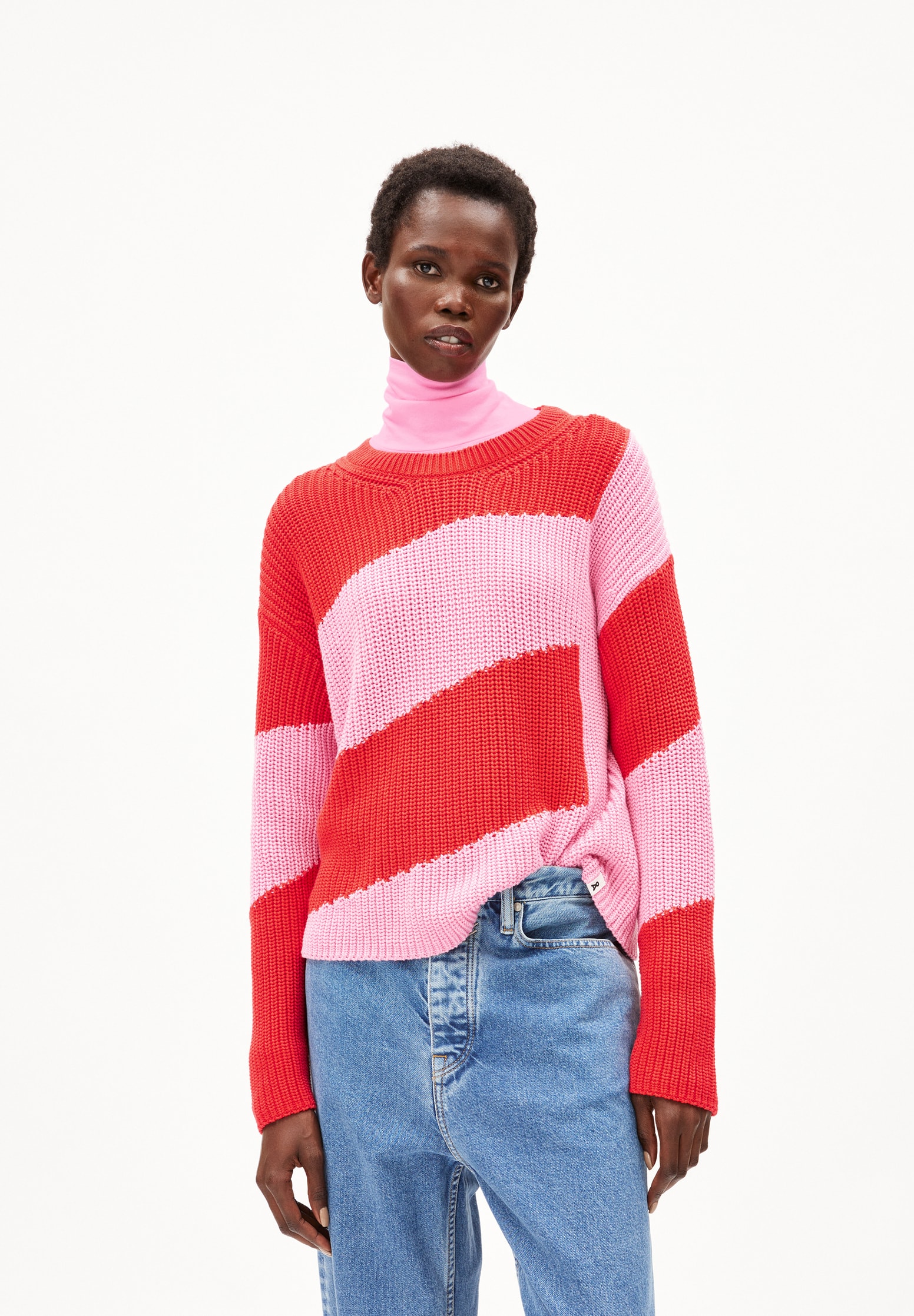 ARMEDANGELS Strickpullover Nuriaas Blockstripes ARMEDANGELS Strickpullover Nuriaas Blockstripes