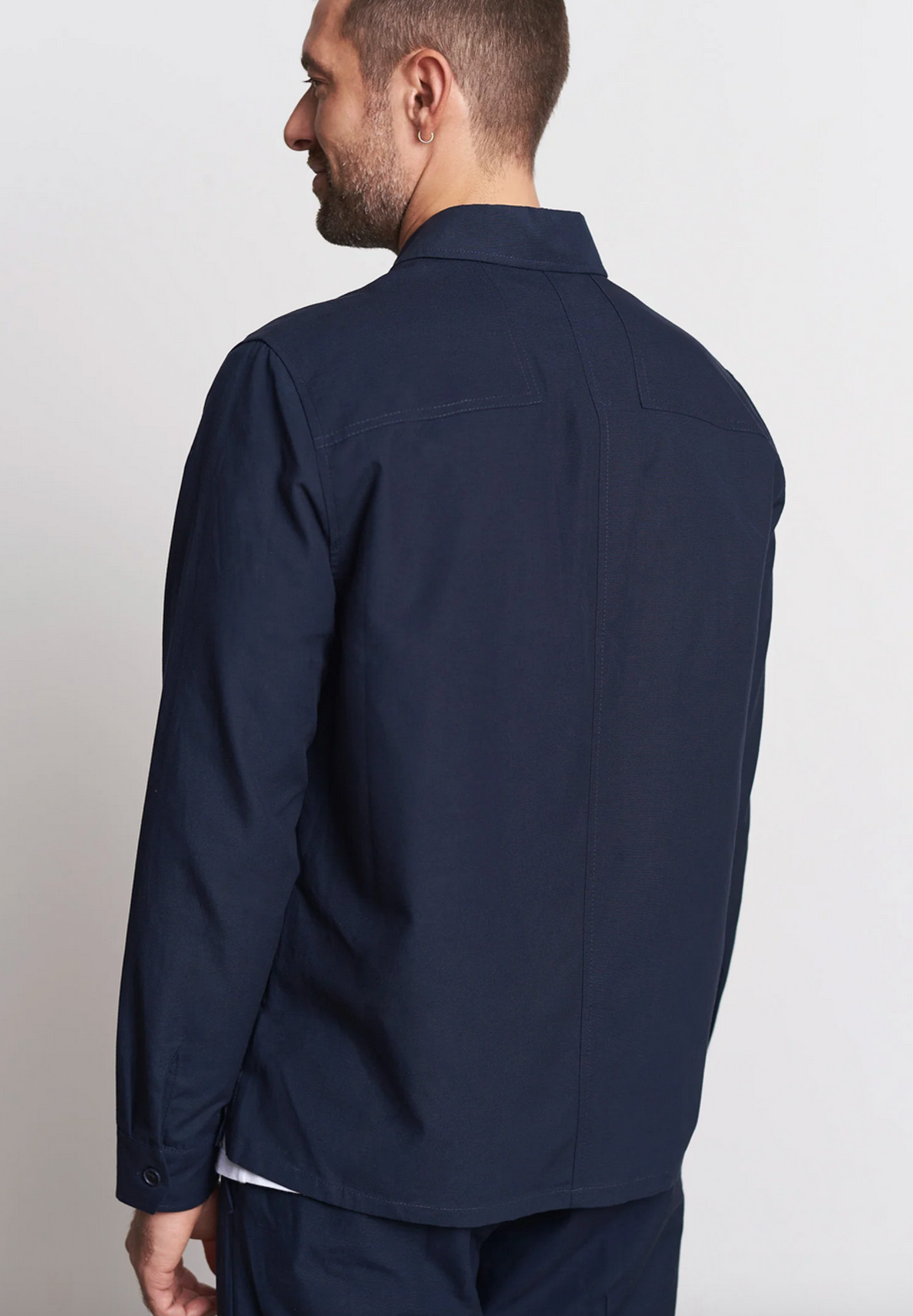ABOUT COMPANIONS Owe Overshirt tencel navy M