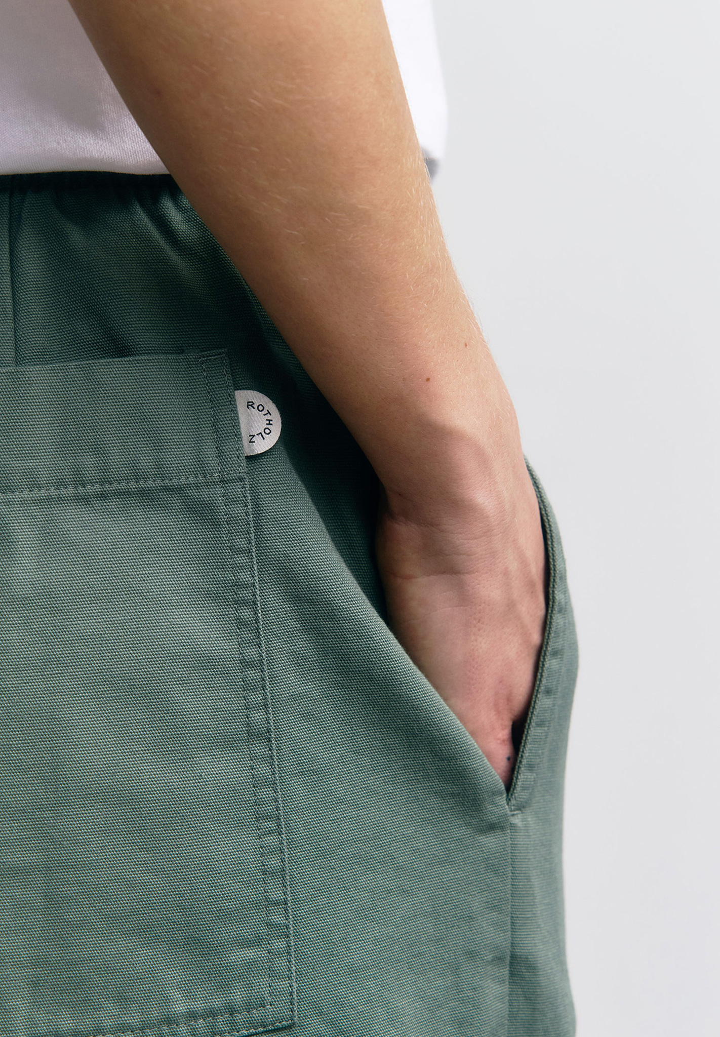 Hose, Taschen, Gürtel, Seitentasche, Grün