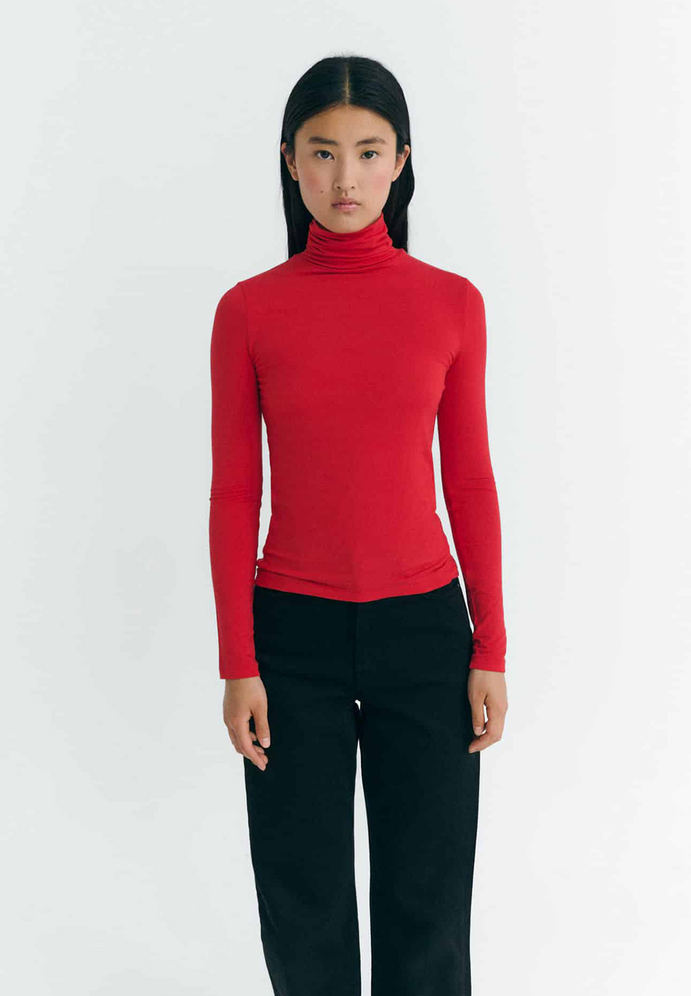 THINKING MU Noe Cachemire Longsleeve Langarm, Ärmel, Erwachsener, Person, Frau