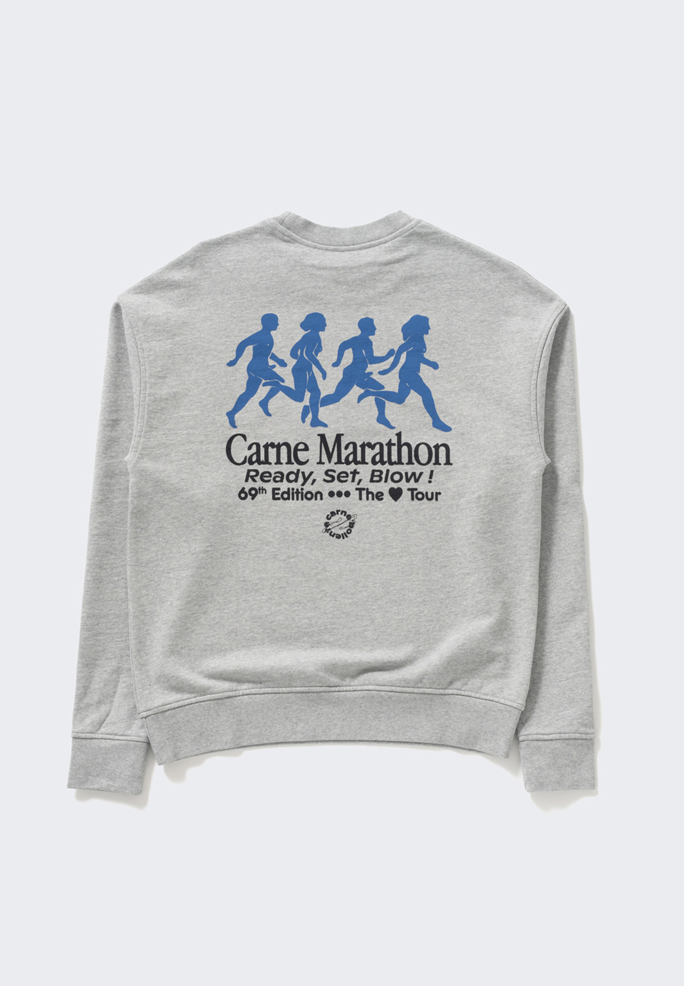 CARNE BOLLENTE Sweater Carne Marathon grey melange S