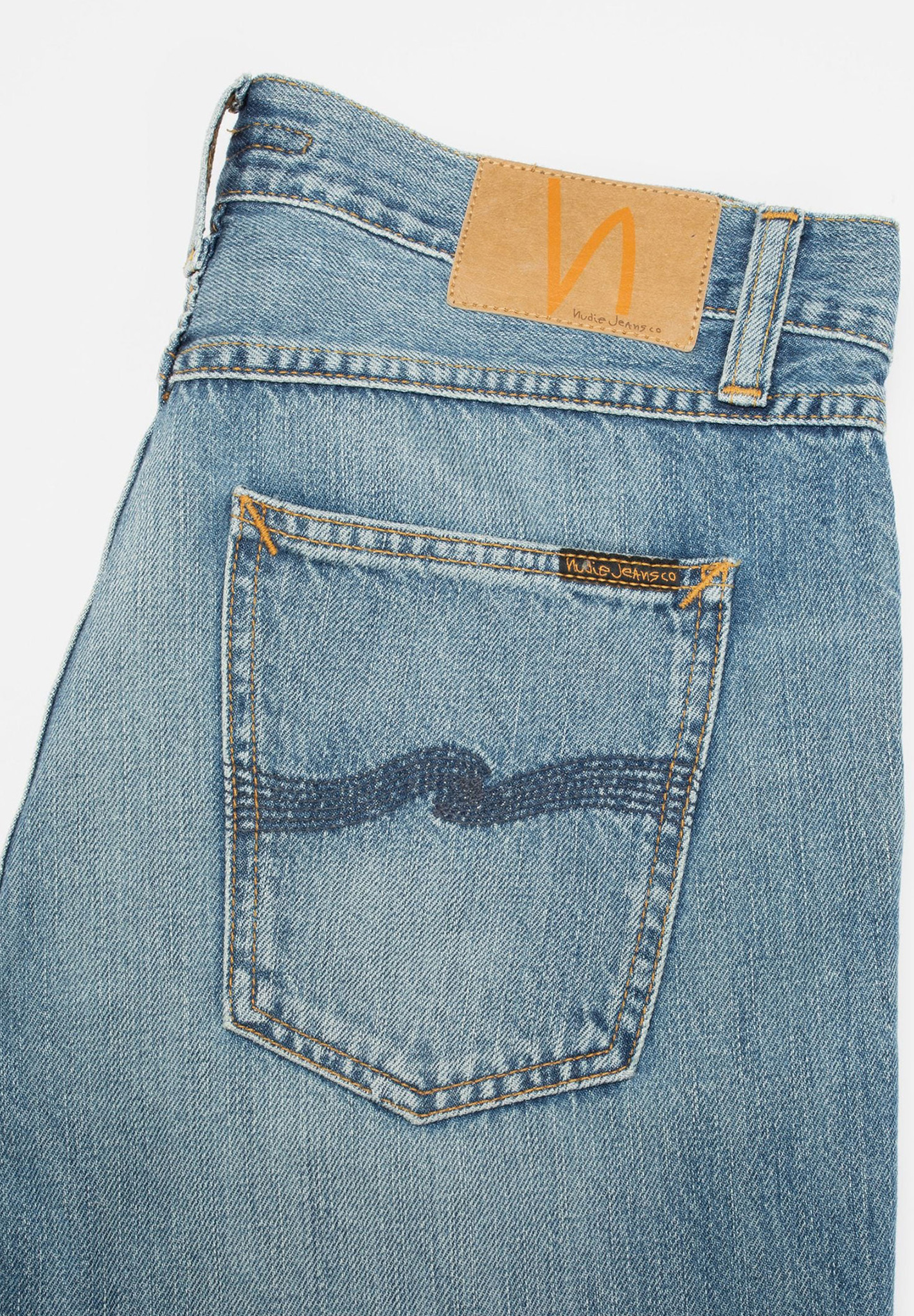 Jeans, Denim, Hosentasche, Gürtelschlaufe, Patch