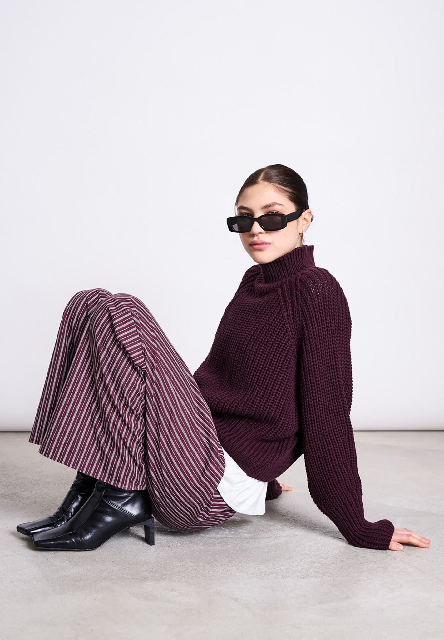 JAN 'N JUNE Jumper Ola Langarm, Ärmel, Schuh, Pullover, Formelle Kleidung