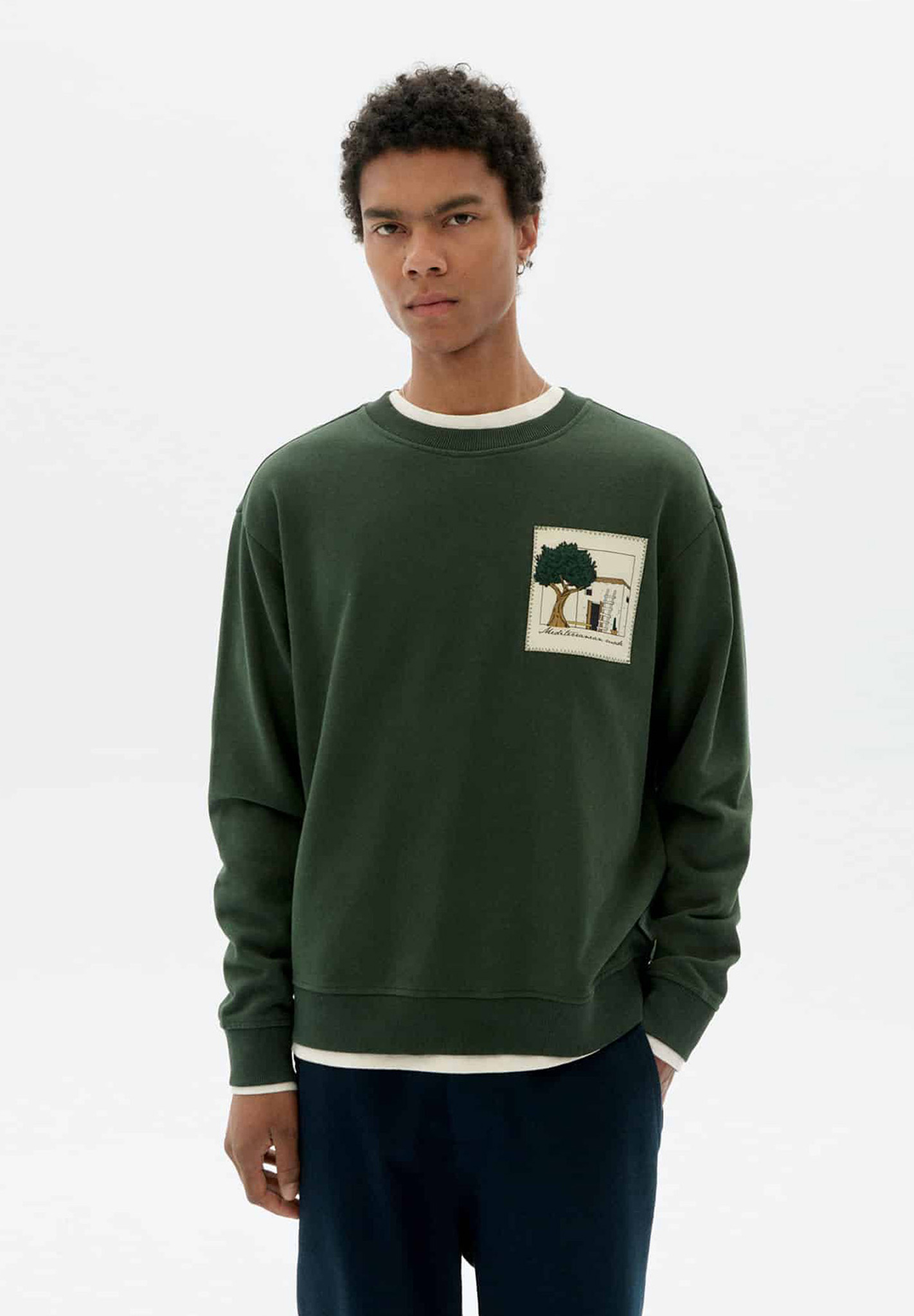 THINKING MU Sweatshirt Leon Strickwaren, Pullover, Sweatshirt, Kapuzenpulli, Person