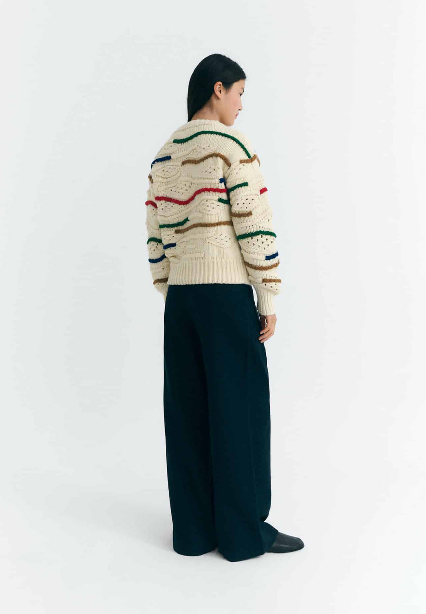 THINKING MU Knitted Sweater Candela Erwachsener, Weiblich, Person, Frau, Pullover