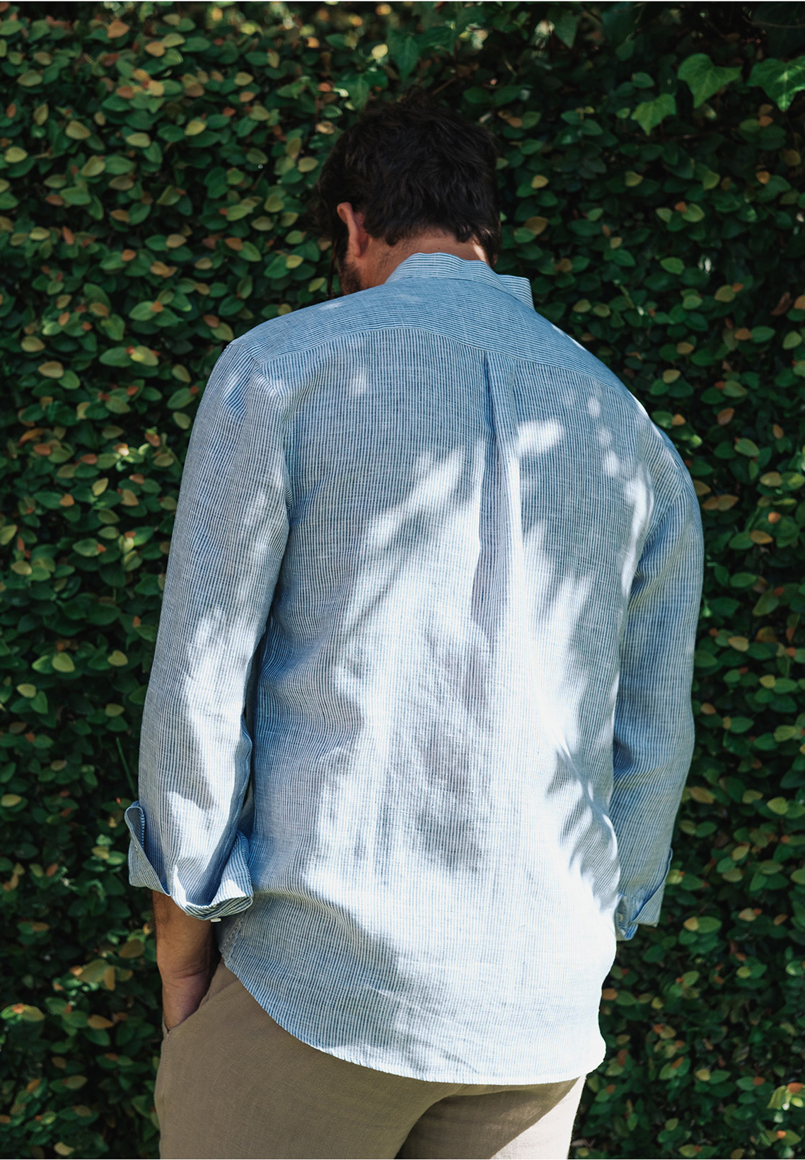 Hemd, Langarm, Ärmel, Leinen, Hosen