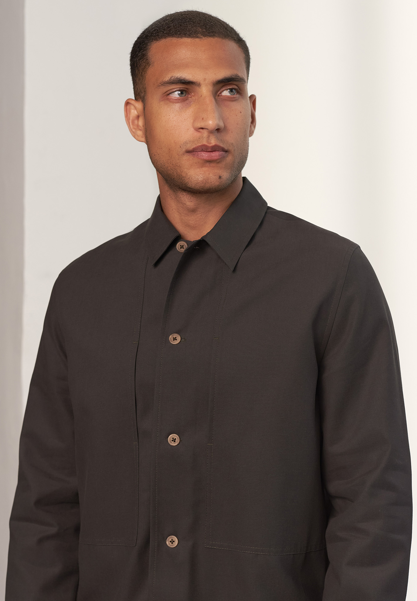 Hemd, Langarm, Erwachsener, Mann, Person