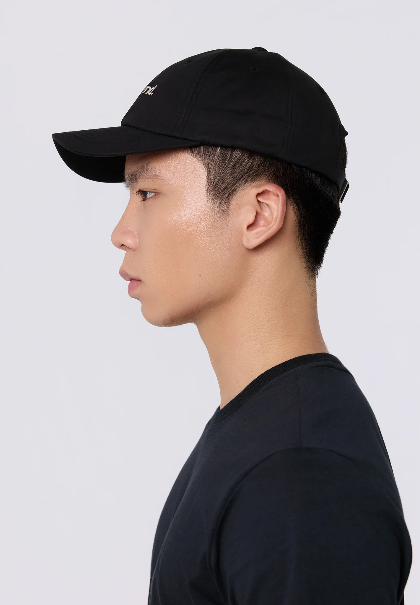 Baseball cap, Schwarz, verstellbares Band, Logo auf der Kappe?, Vorderes Panel