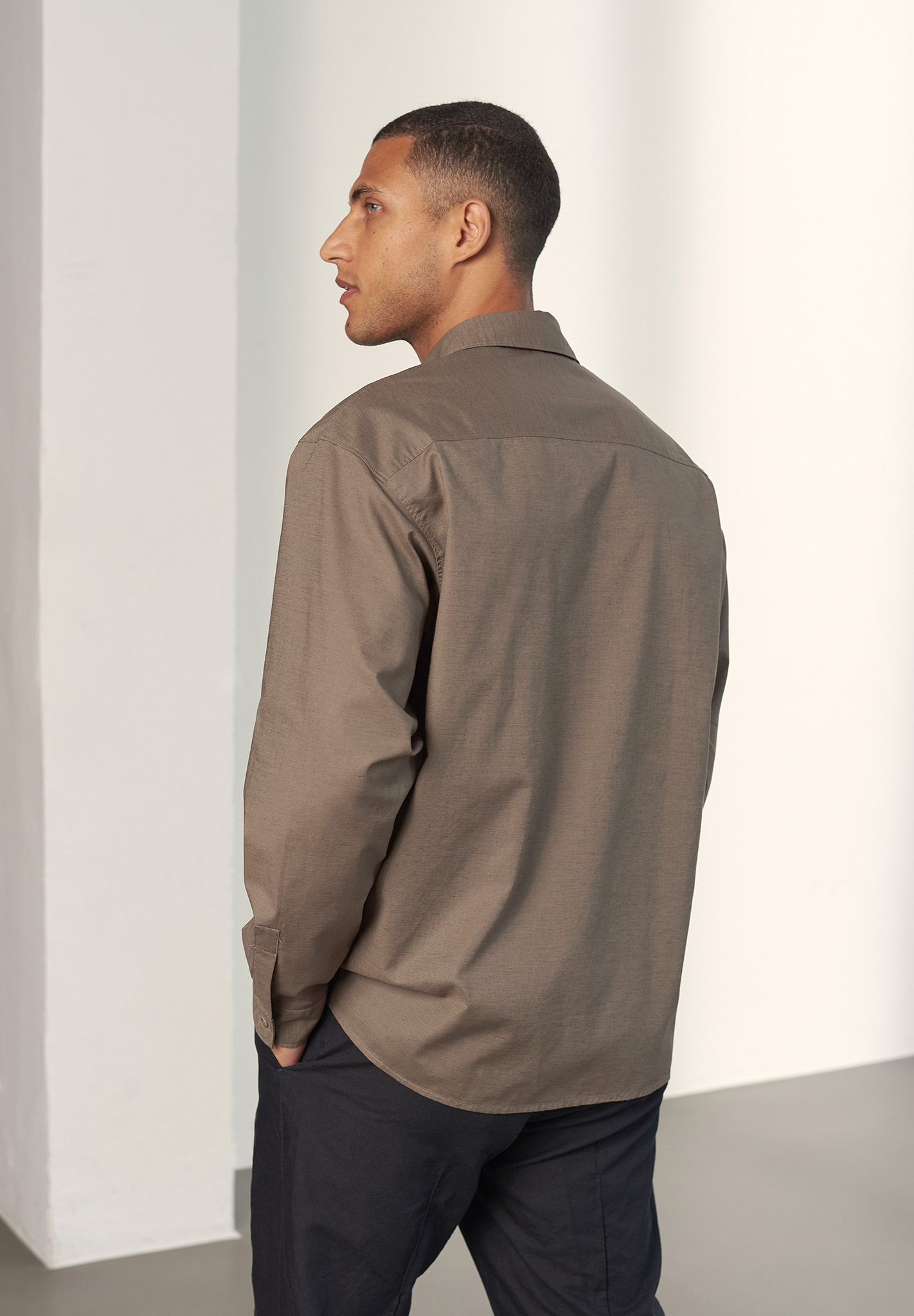 Langarm, Ärmel, Hemd, Mann, Person