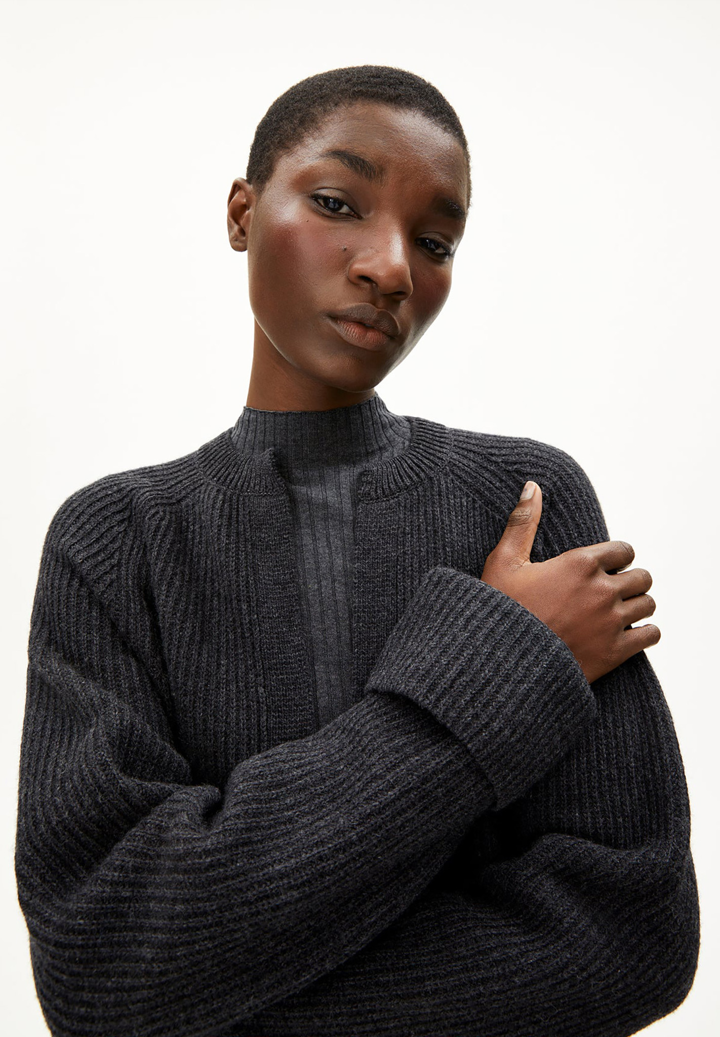 Strickwaren, Pullover, Person, Gesicht, Kopf