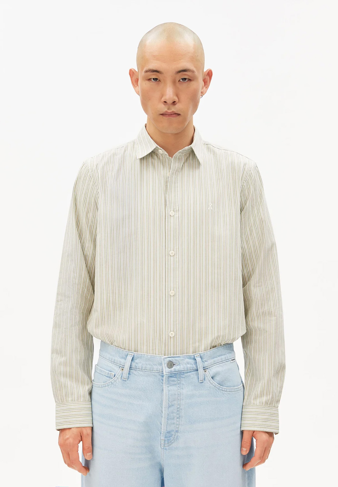 Hemd, Langarm, Kleid, Hemd, Mann, Person