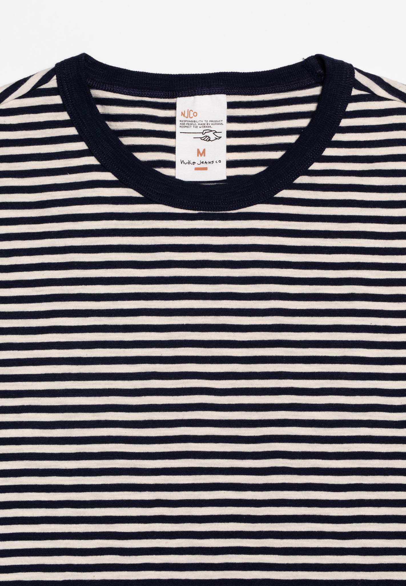 NUDIE JEANS T-Shirt Roy Slub Stripe NUDIE JEANS T-Shirt Roy Slub Stripe