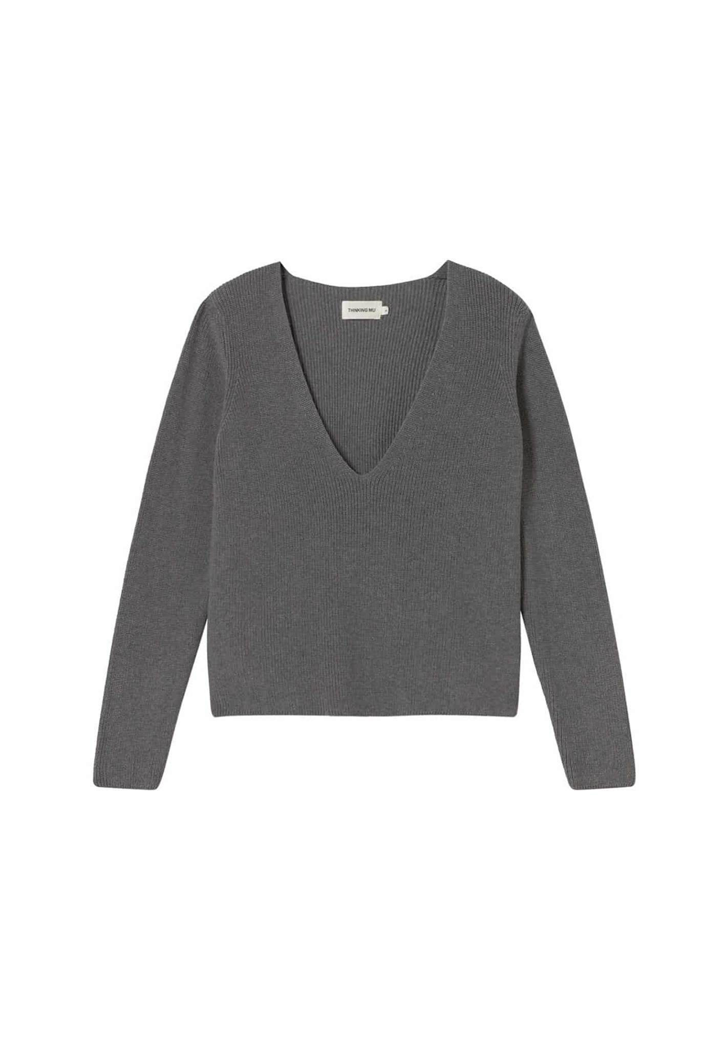 THINKING MU Knitted Sweater Aloma Strickwaren, Pullover, Langarm, Mantel, Sweatshirt