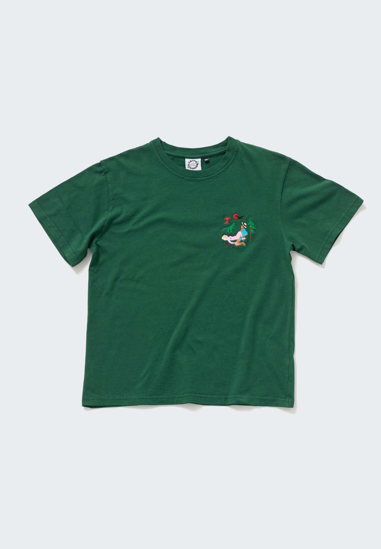 CARNE BOLLENTE T-shirt Exploring Jurassic green S