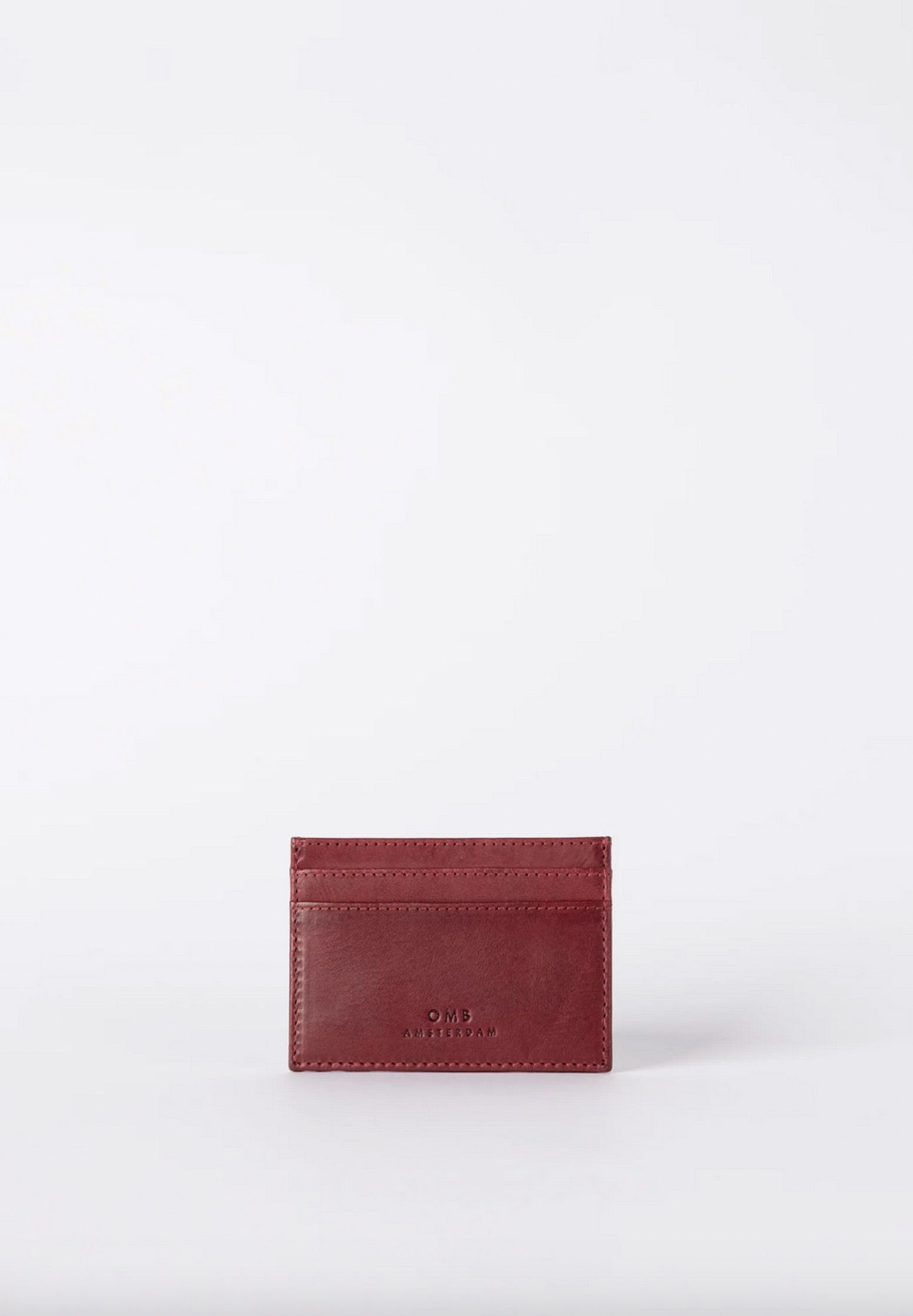O MY BAG Marks Cardcase Classic Leather ruby