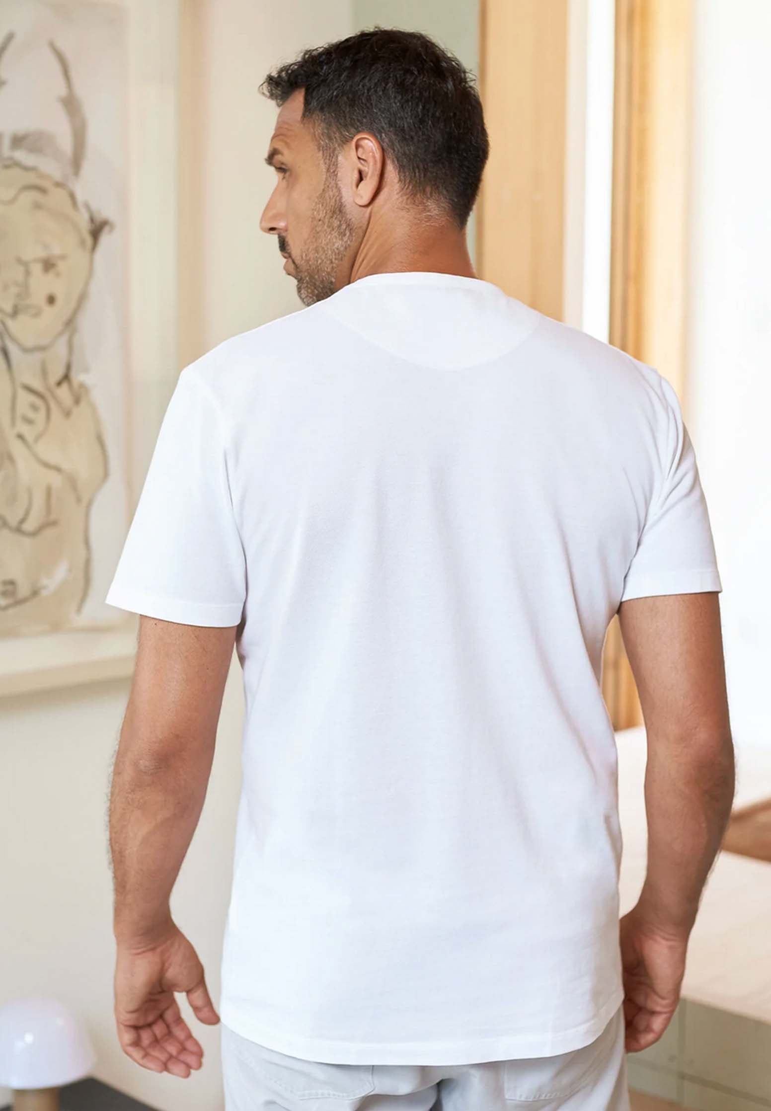 ABOUT COMPANIONS Liron T-Shirt eco pique white M