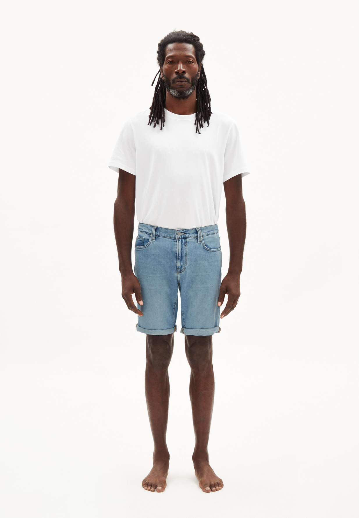 ARMEDANGELS Naail Hemp Jeansshorts mineral blue ARMEDANGELS Naail Hemp Jeansshorts mineral blue