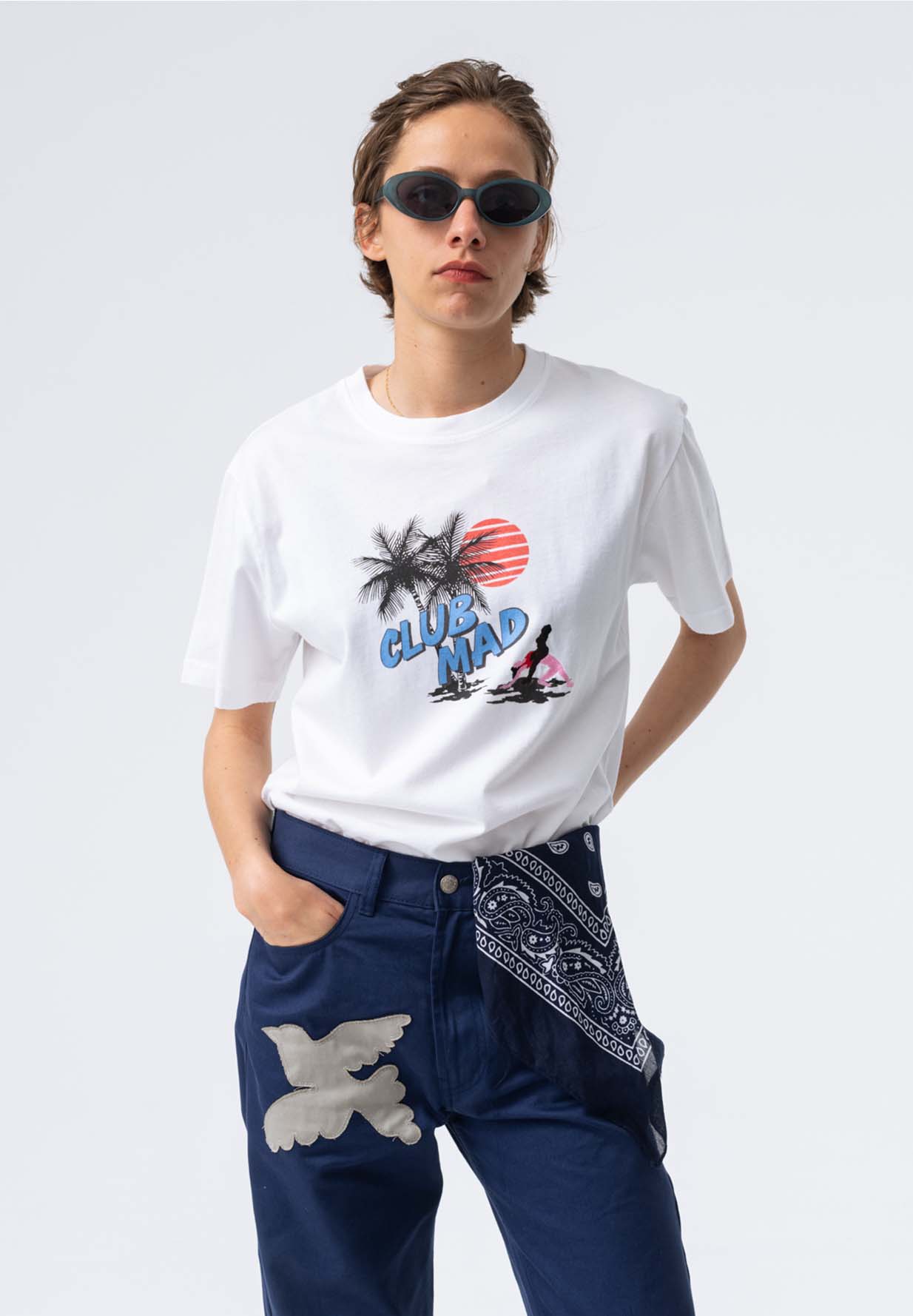 CARNE BOLLENTE T-shirt Club Mad white CARNE BOLLENTE T-shirt Club Mad white