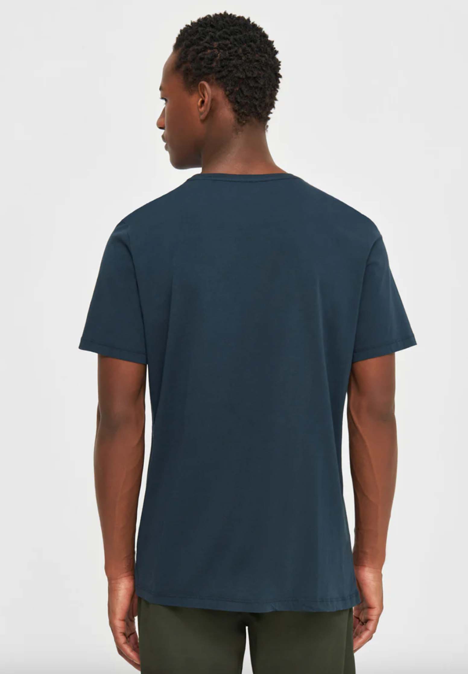 KNOWLEDGE COTTON APPAREL Basic T-Shirt total eclipse XL