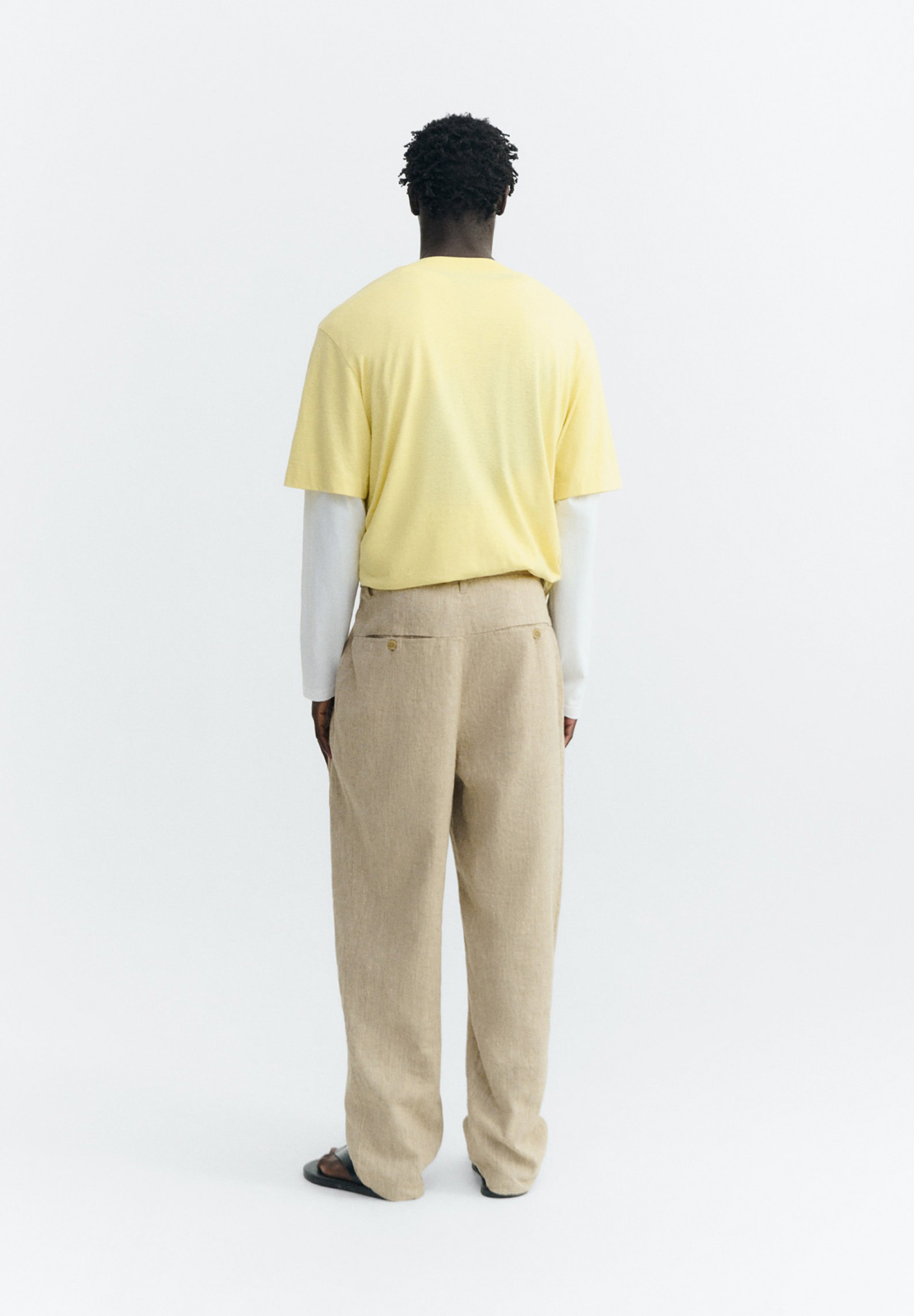 Leinen, Person, Stehend, Hosen, Mann