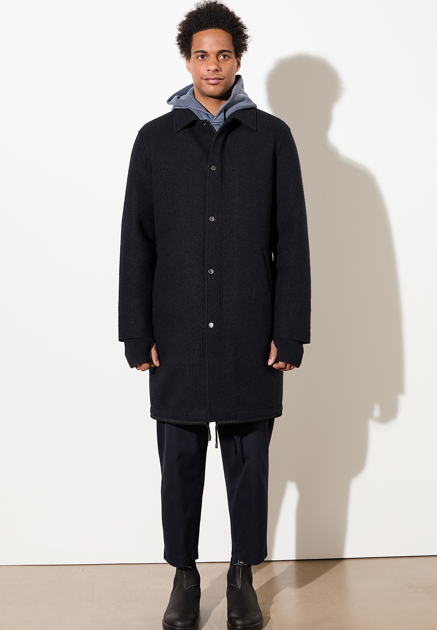 LANGERCHEN Coat Straiton Mantel, Erwachsener, Mann, Person