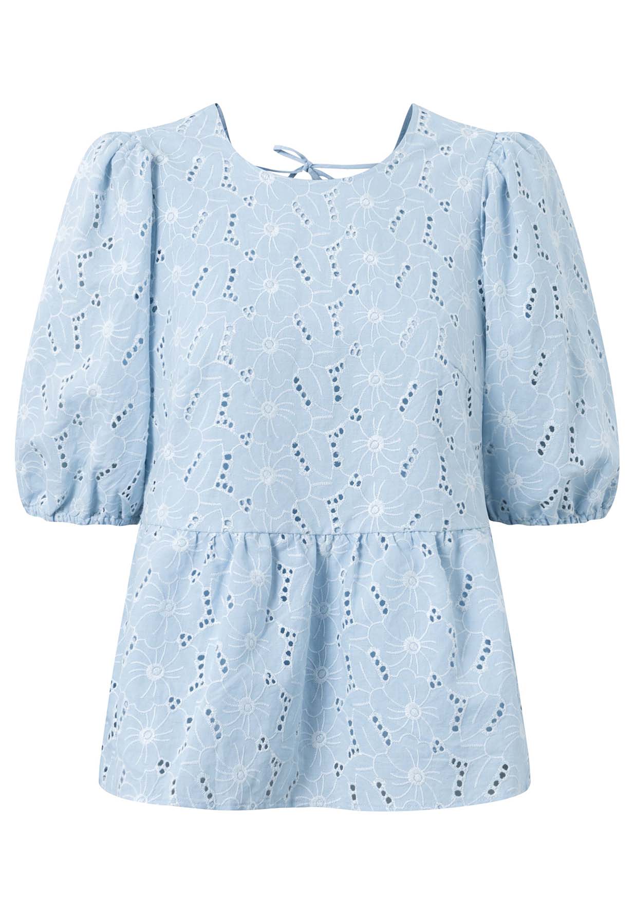 KNOWLEDGECOTTON APPAREL Bluse Lochspitze KNOWLEDGECOTTON APPAREL Bluse Lochspitze