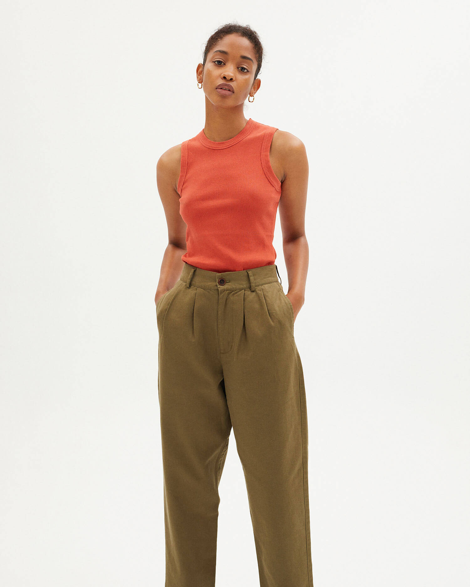 THINKING MU Hose Rina Pants Hemp THINKING MU Hose Rina Pants Hemp