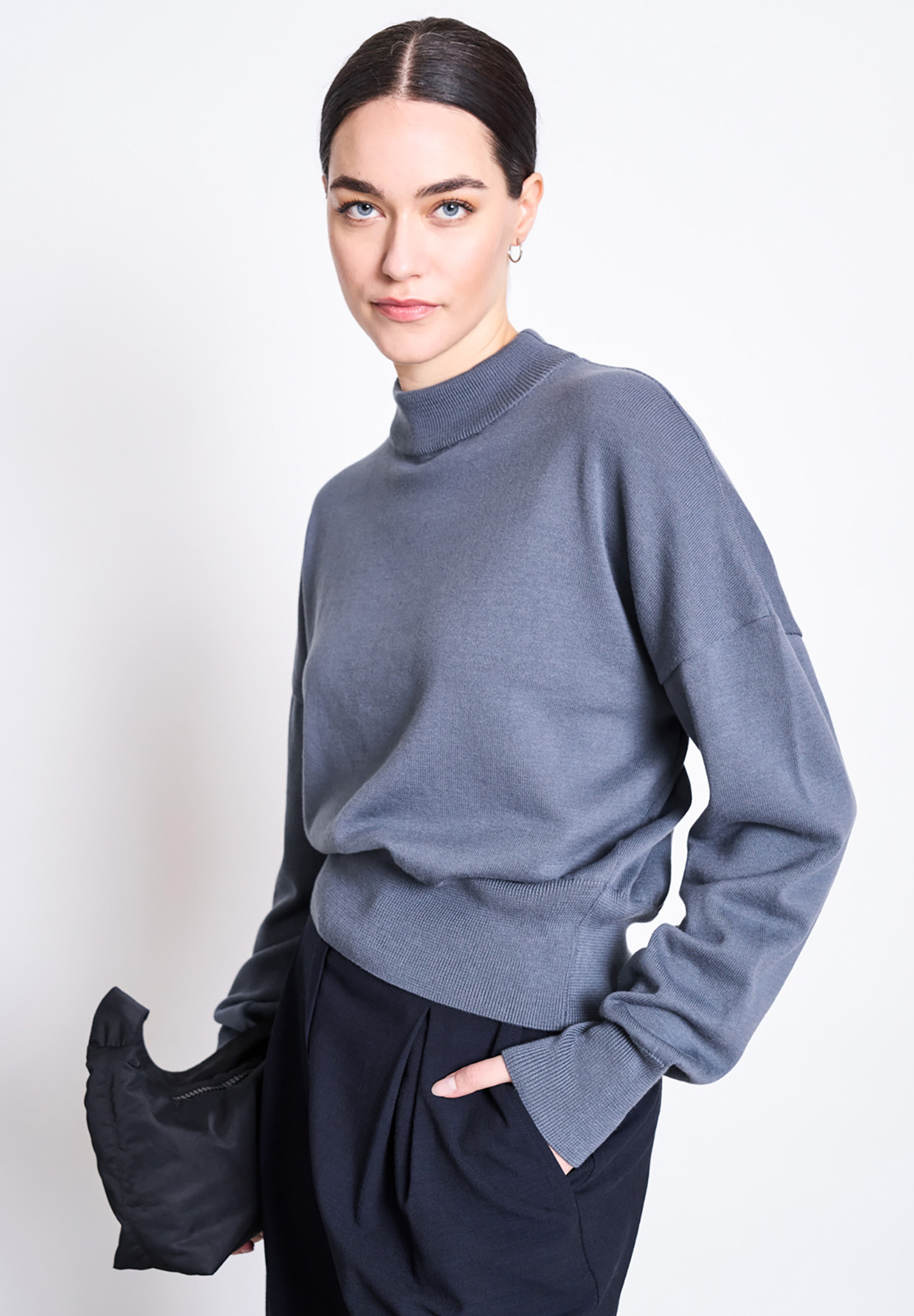 JAN 'N JUNE Pullover Yin Pulli, Vlies, Langer Ärmel, Sweatshirt, Person