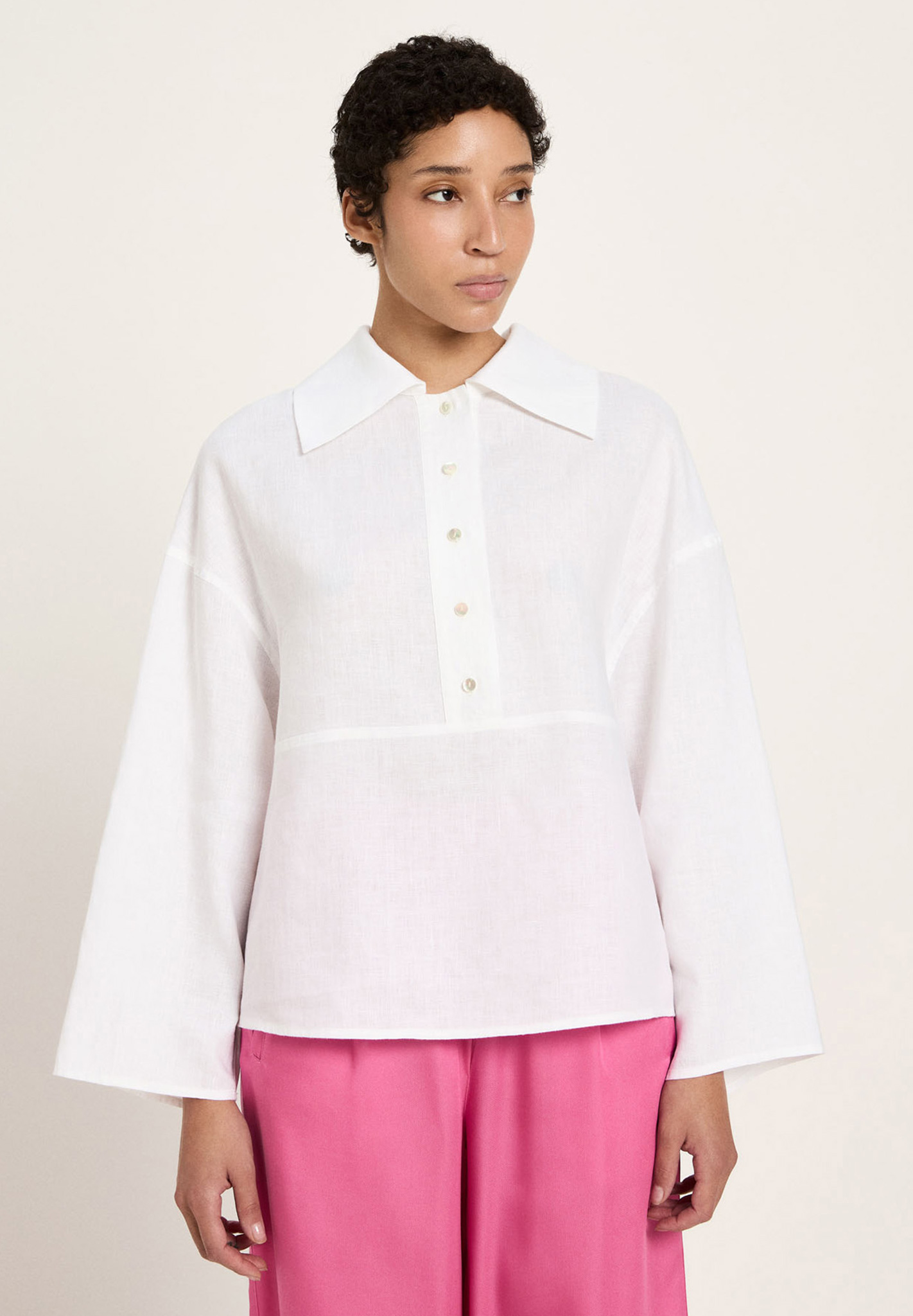 Bluse, Kleidung, Hemd, Leinen, Person