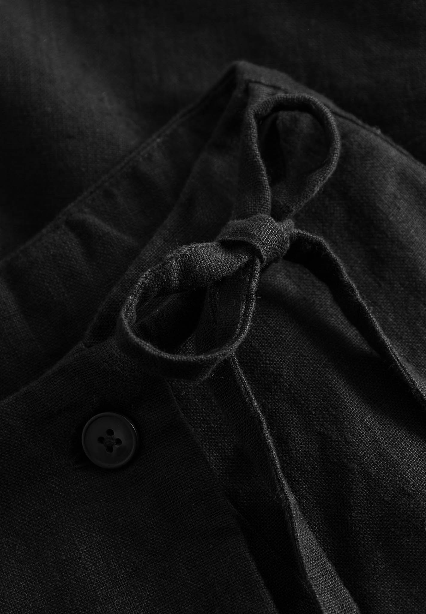 KNOWLEDGECOTTON APPAREL Linen Wrap Short Skirt KNOWLEDGECOTTON APPAREL Linen Wrap Short Skirt