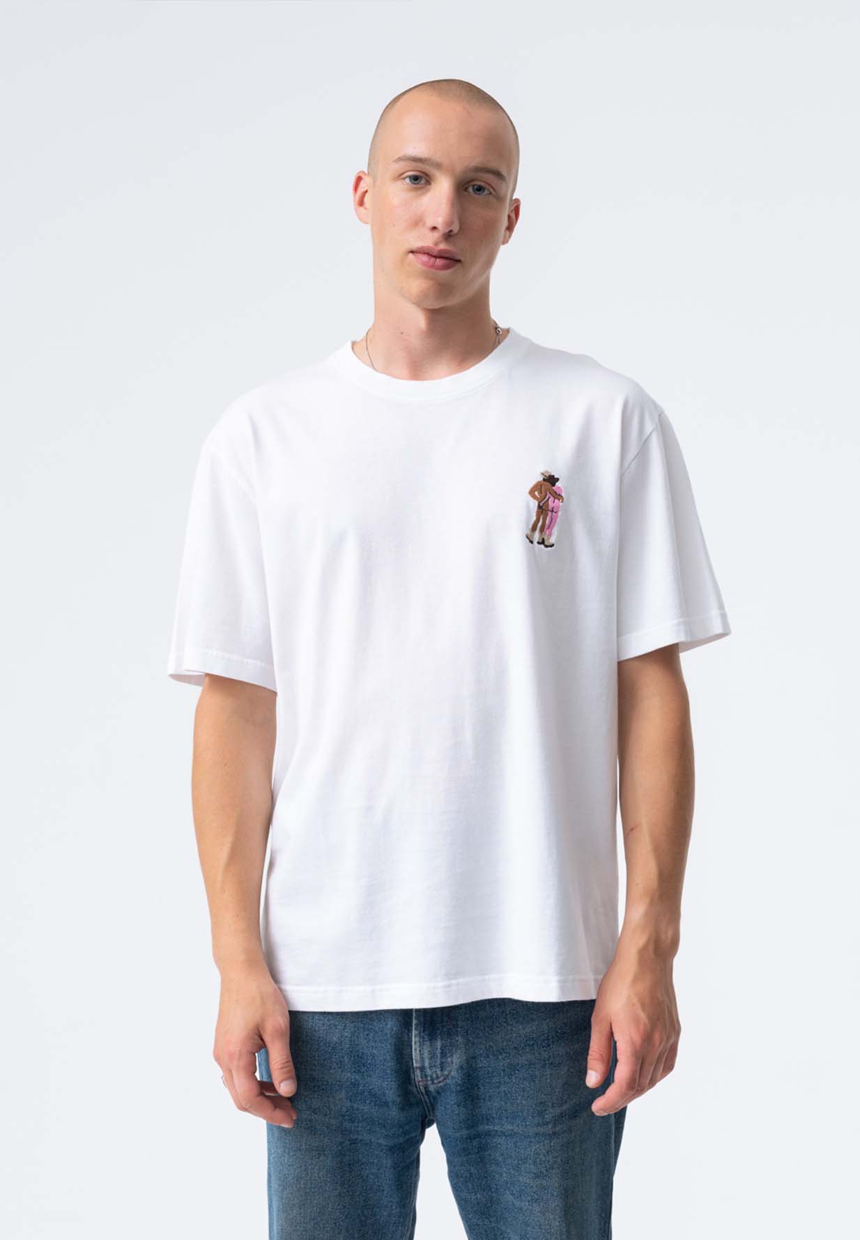 CARNE BOLLENTE T-shirt Midnight Cowboys white XL