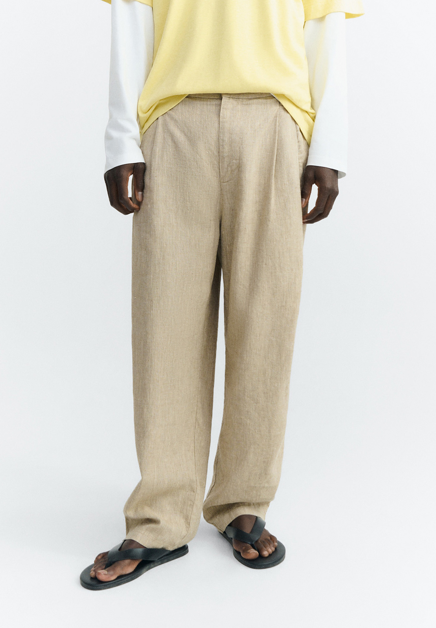 Dekoration für Zuhause, Leinen, Kleidung, Hosen, Sandale