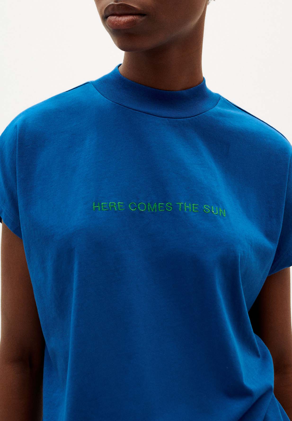 THINKING MU T-Shirt Here Comes The Sun klein blue L